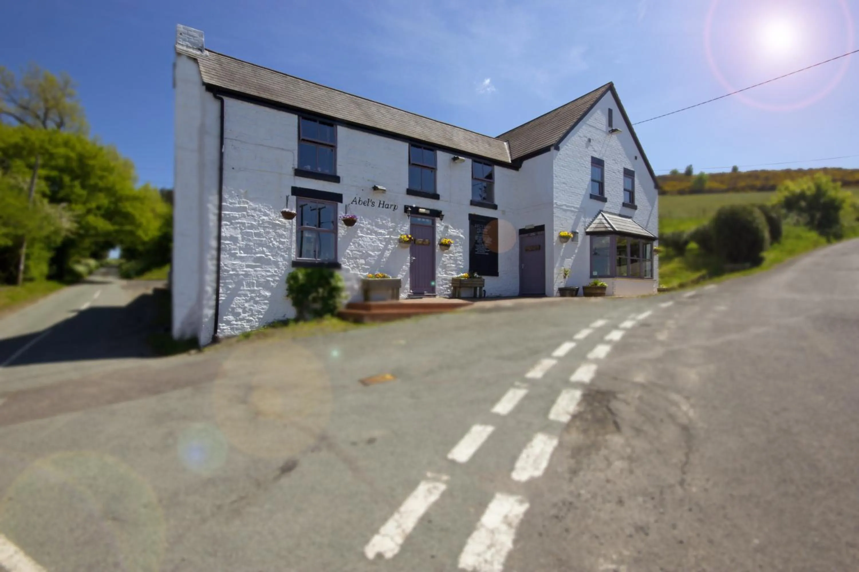 Facade/entrance in Abel's Harp