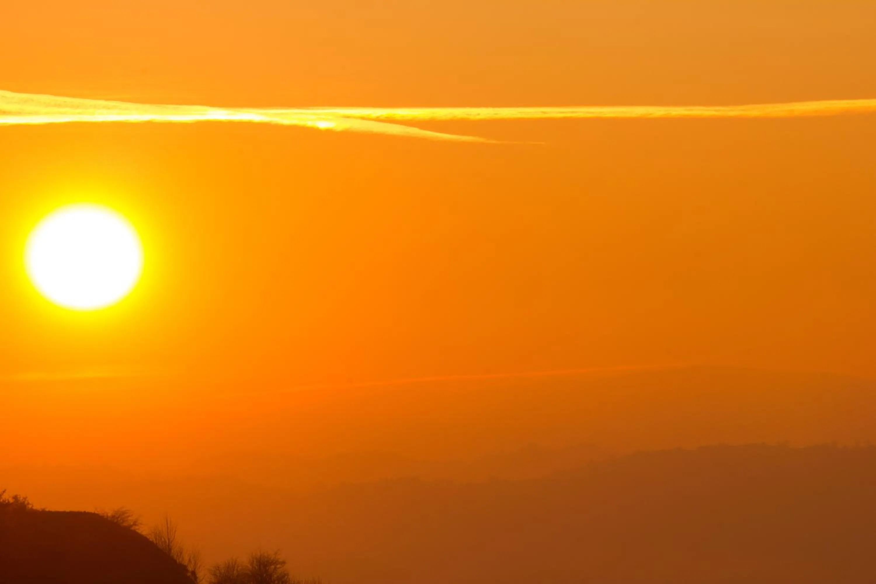 Sunset in Abel's Harp