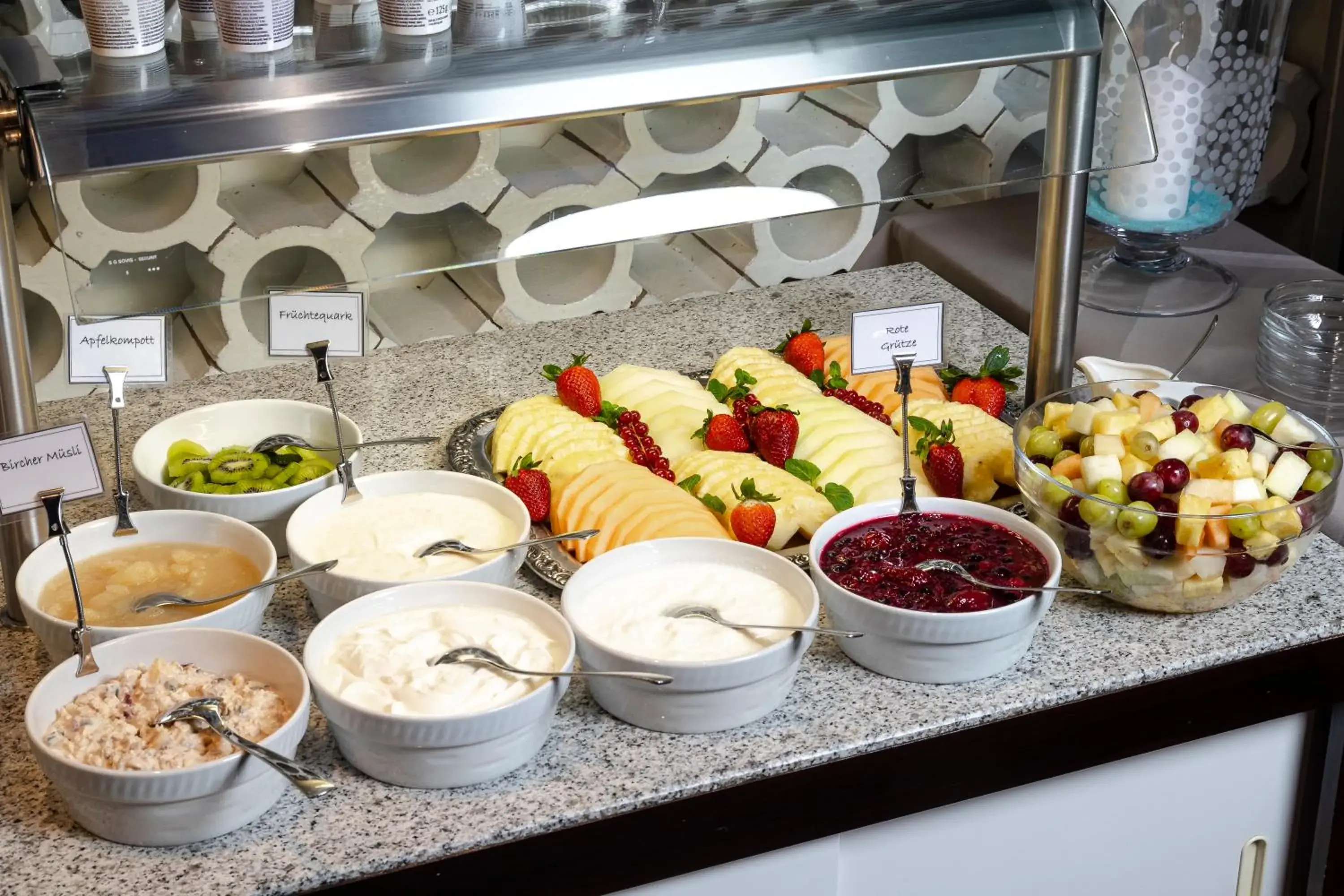 Buffet breakfast in Hotel Roth am Strande Buffet breakfast in Hotel Roth am Strande