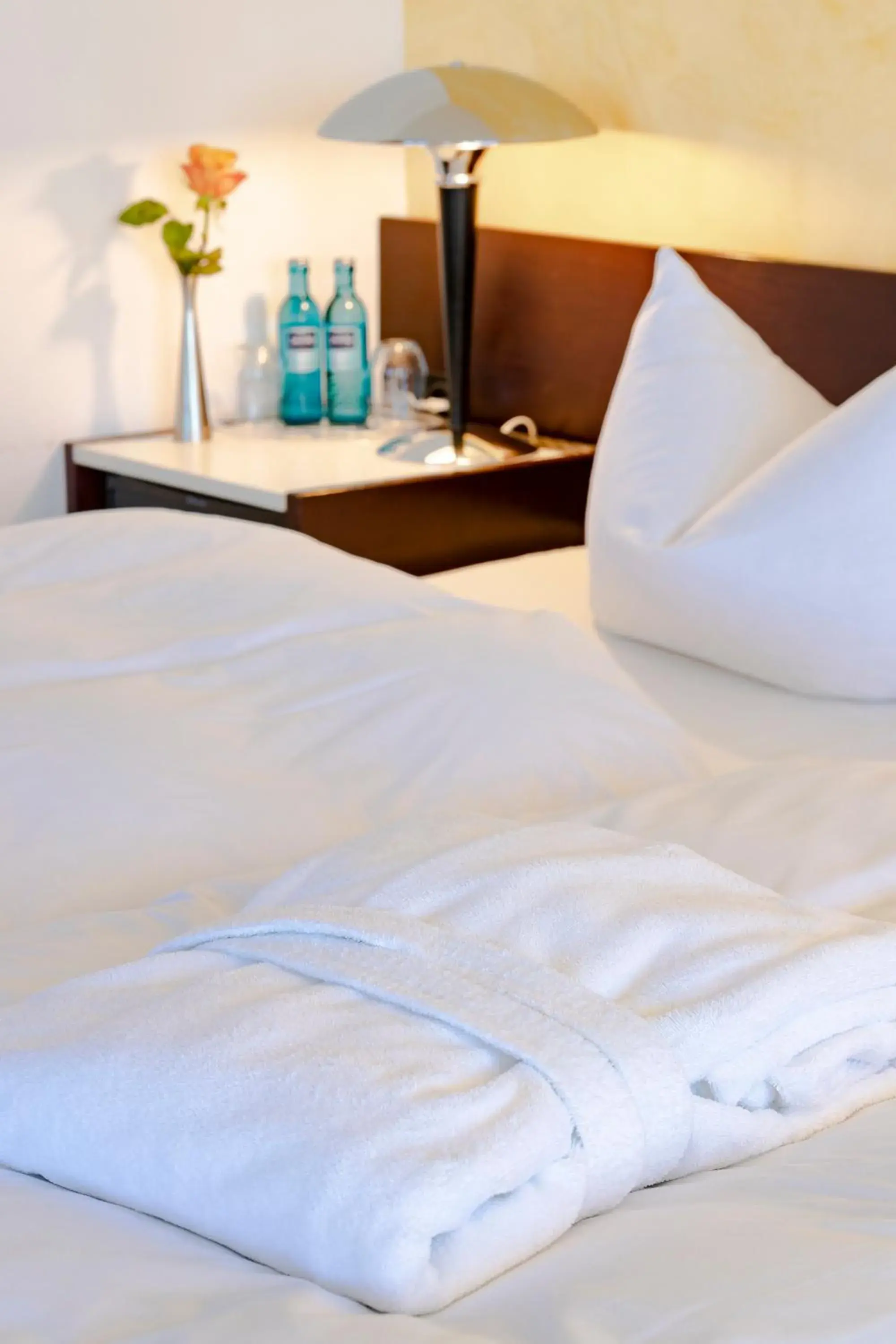 Bed in Hotel Roth am Strande Bed in Hotel Roth am Strande