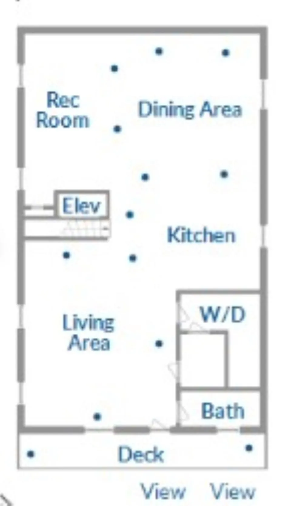 Floor plan in Ocean View Luxury Rental - Sleeps 16