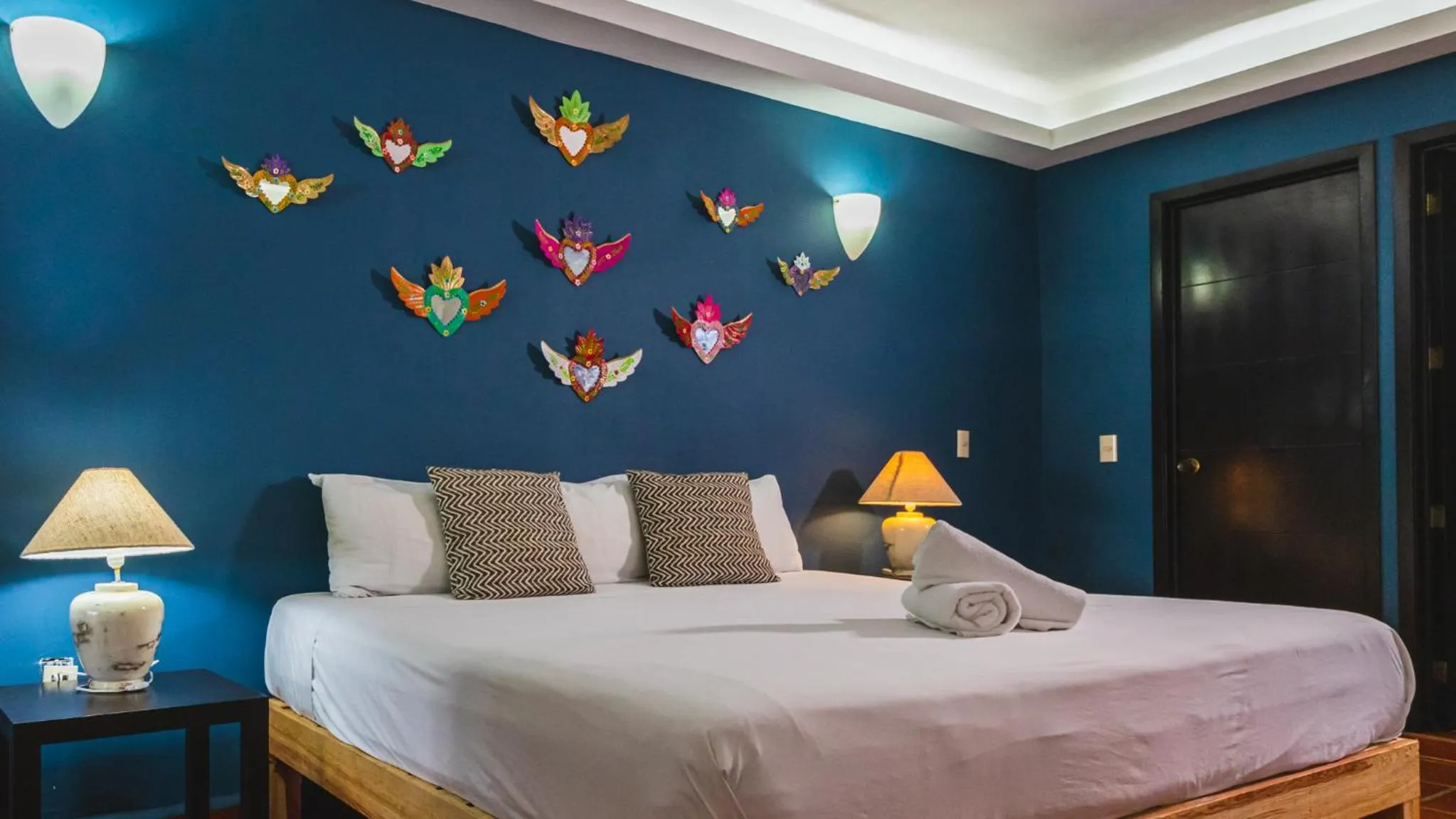 Bed in La Iguana Vallarta LGBT ADULTS ONLY - Romantic Zone - Party Clubbing Street