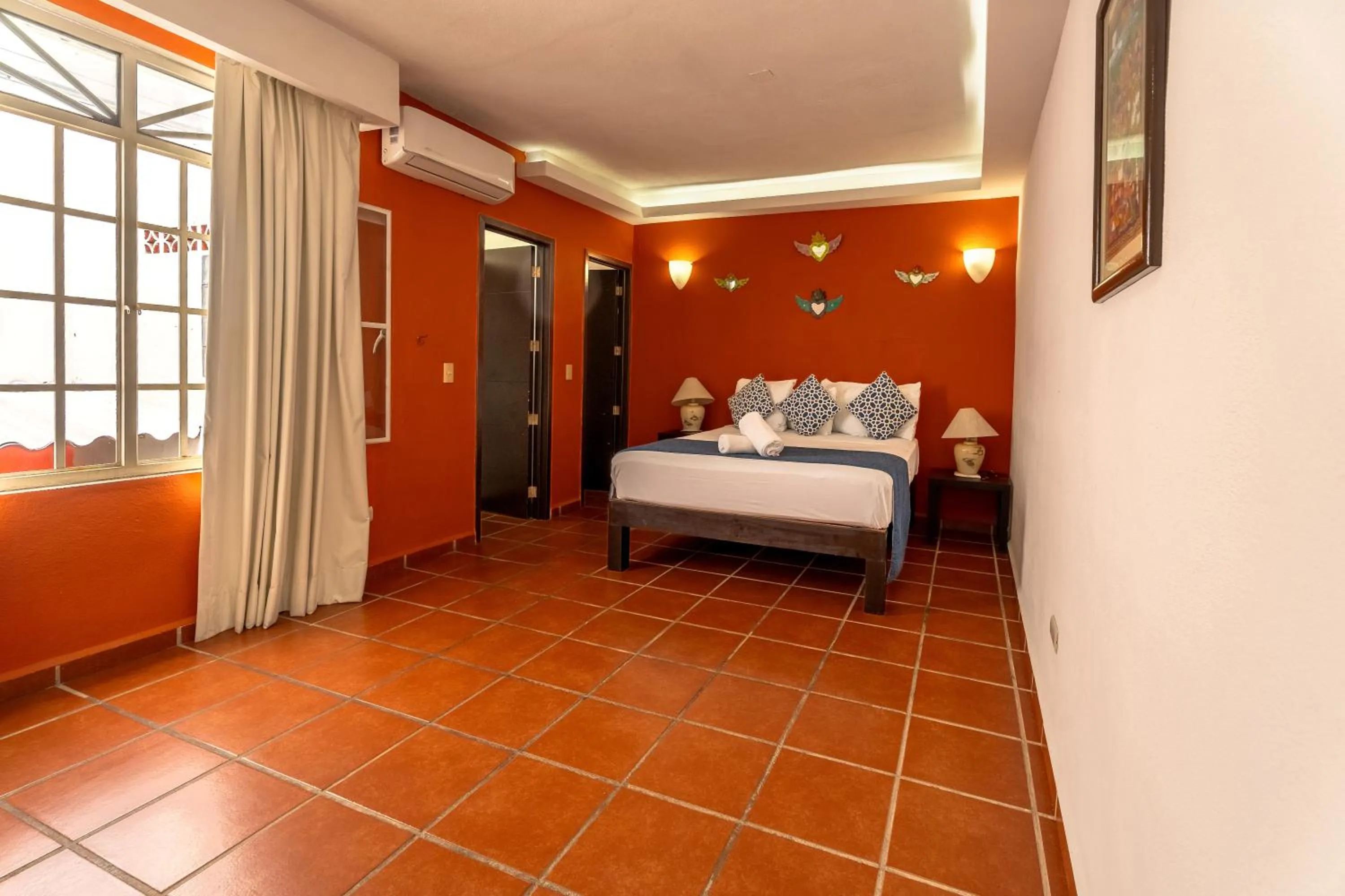 Bedroom, Bed in La Iguana Vallarta LGBT ADULTS ONLY - Romantic Zone - Party Clubbing Street