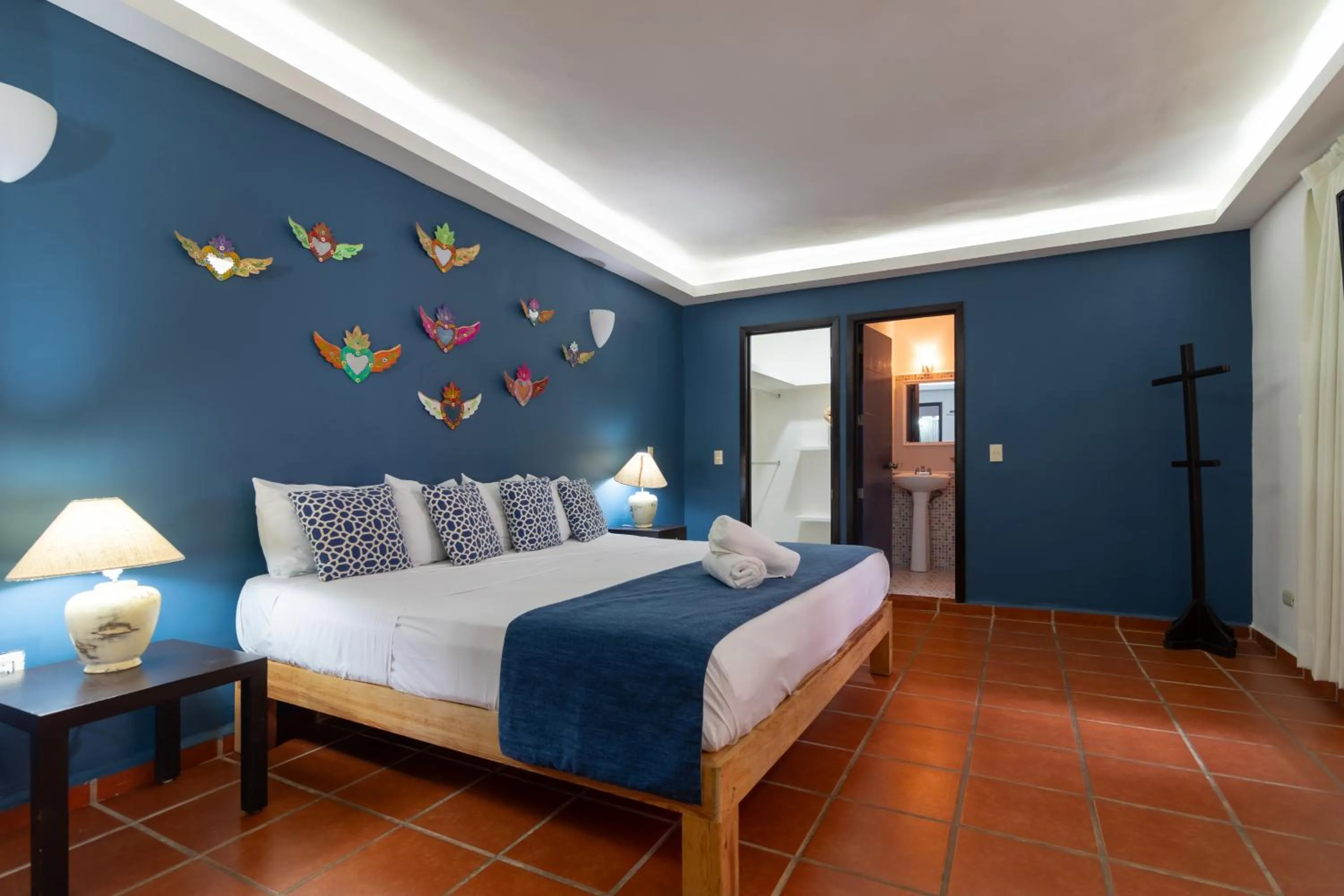 Photo of the whole room, Bed in La Iguana Vallarta LGBT ADULTS ONLY - Romantic Zone - Party Clubbing Street