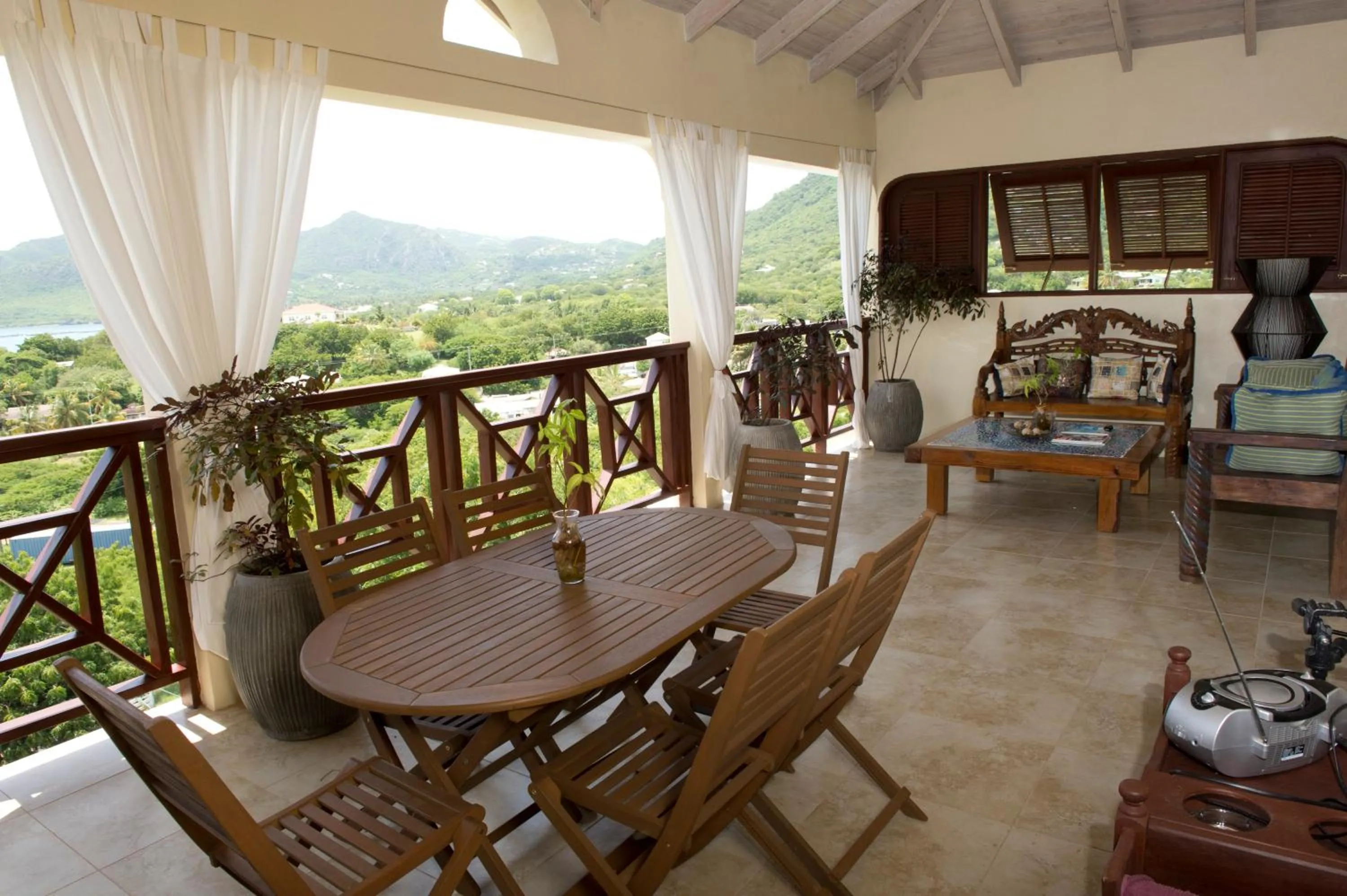 Balcony/Terrace in Villa Touloulou