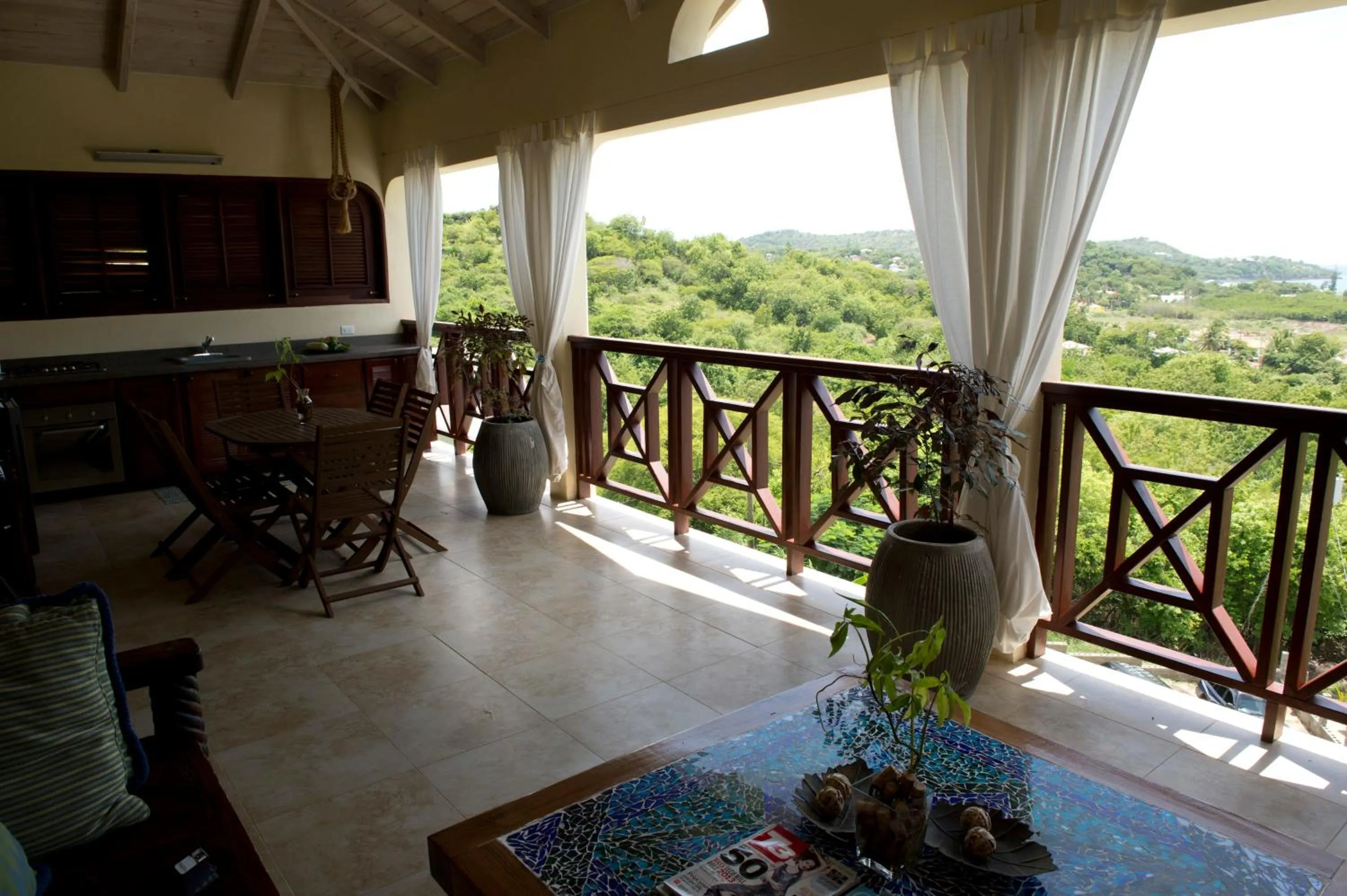 Balcony/Terrace in Villa Touloulou