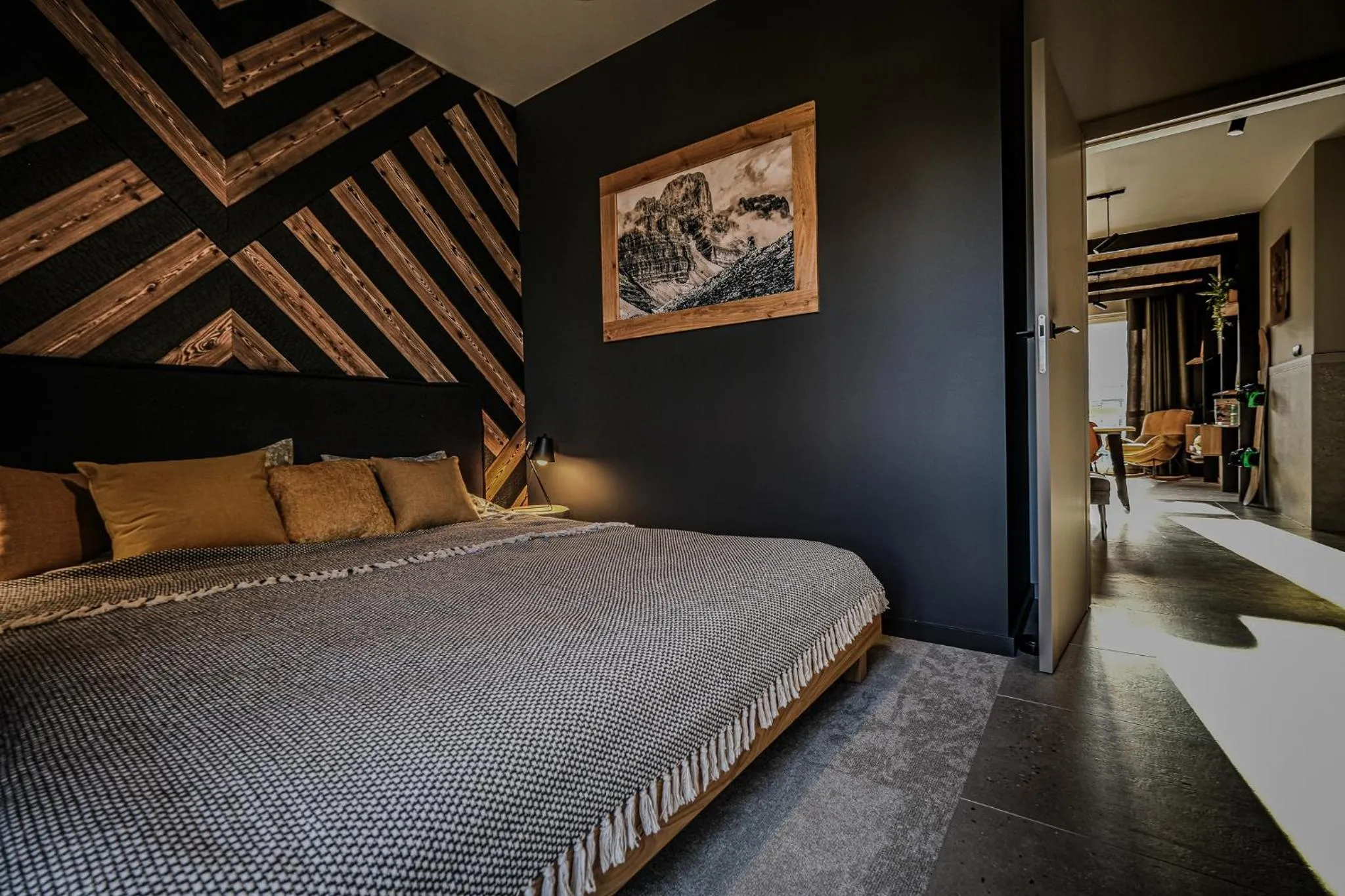 Bed in Apartamenty Riders Lodge Szczyrk Olimpijska
