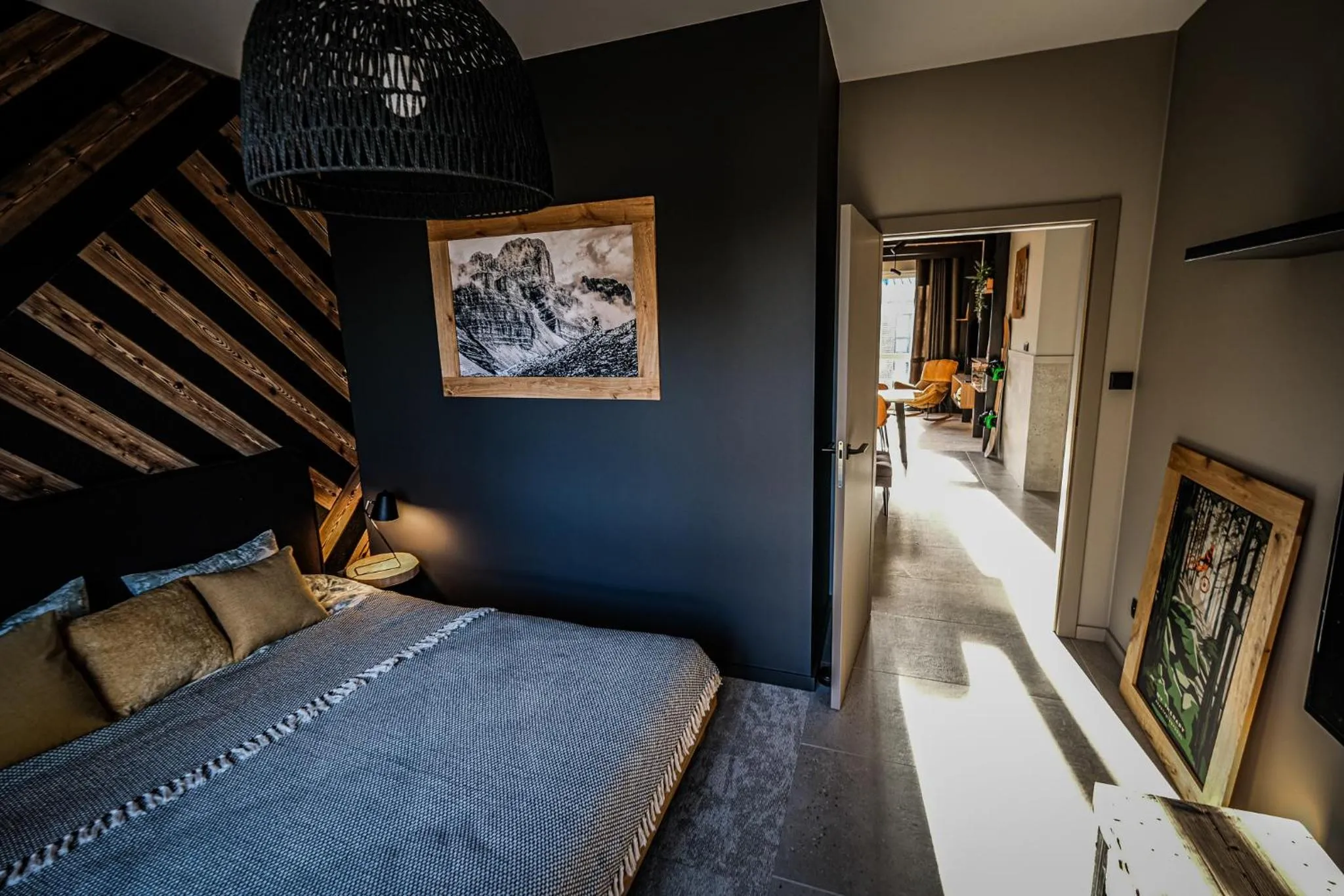 Bed in Apartamenty Riders Lodge Szczyrk Olimpijska