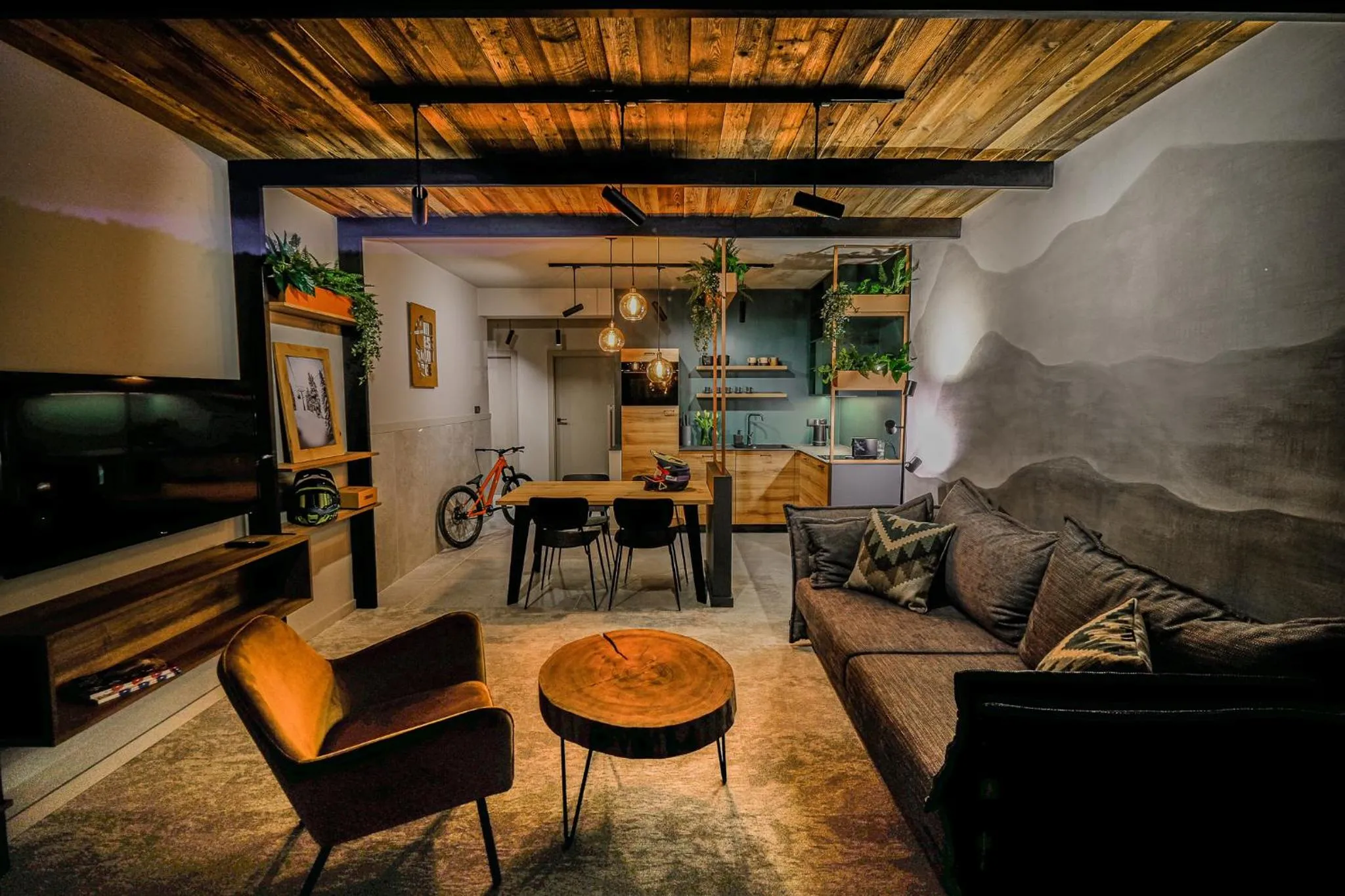 Seating area in Apartamenty Riders Lodge Szczyrk Olimpijska