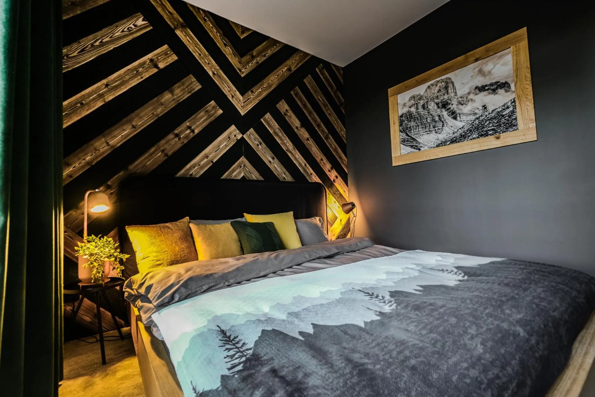 Bed in Apartamenty Riders Lodge Szczyrk Olimpijska