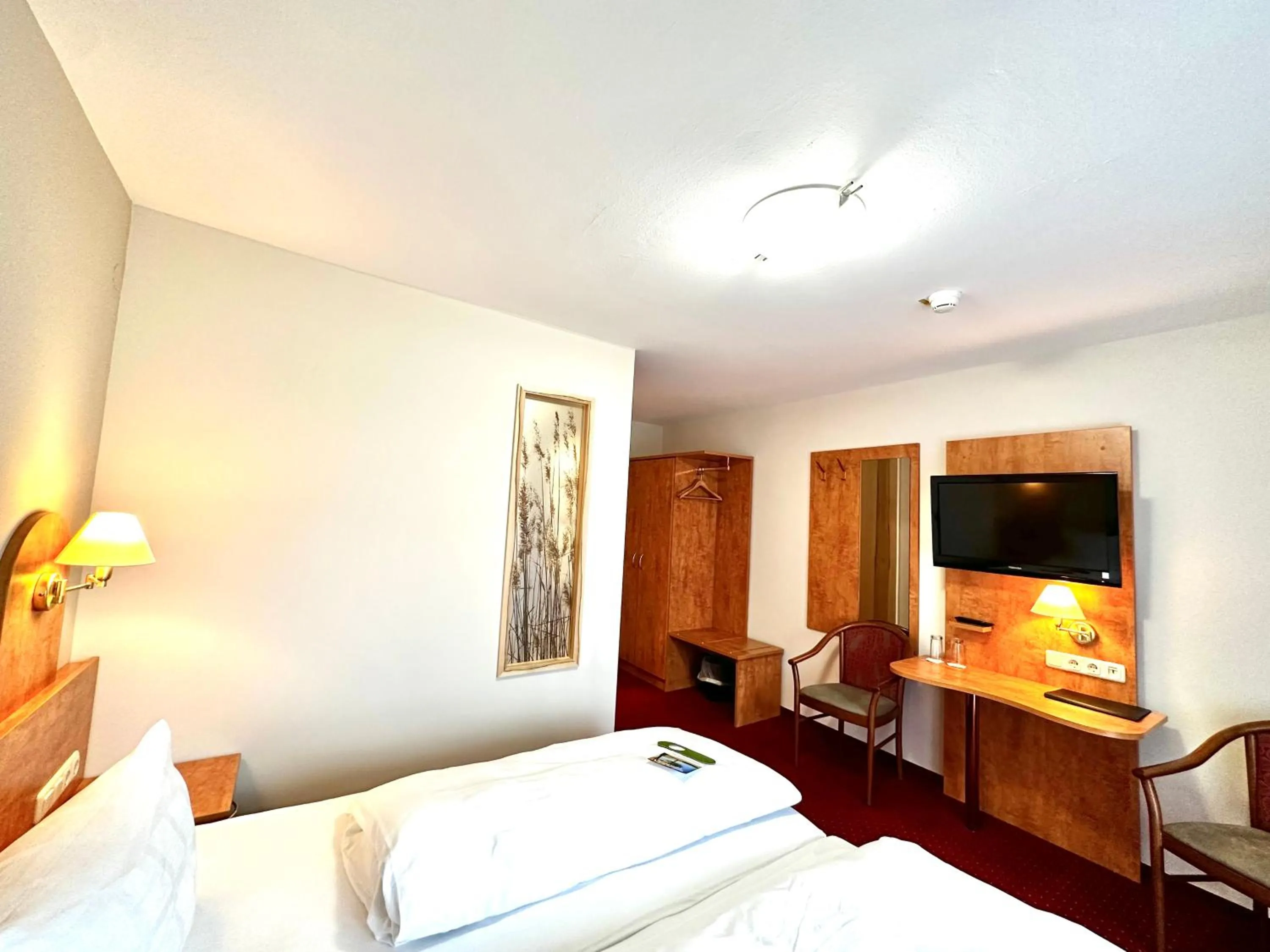 Bed in Hotel Seeblick