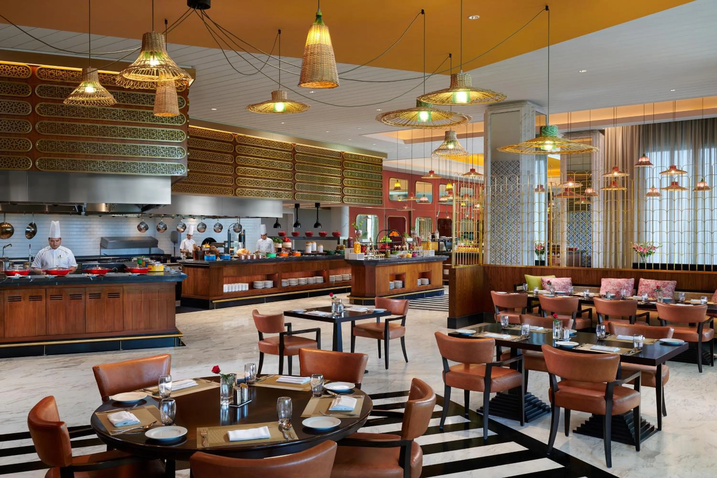 Restaurant/places to eat in The Leela Gandhinagar