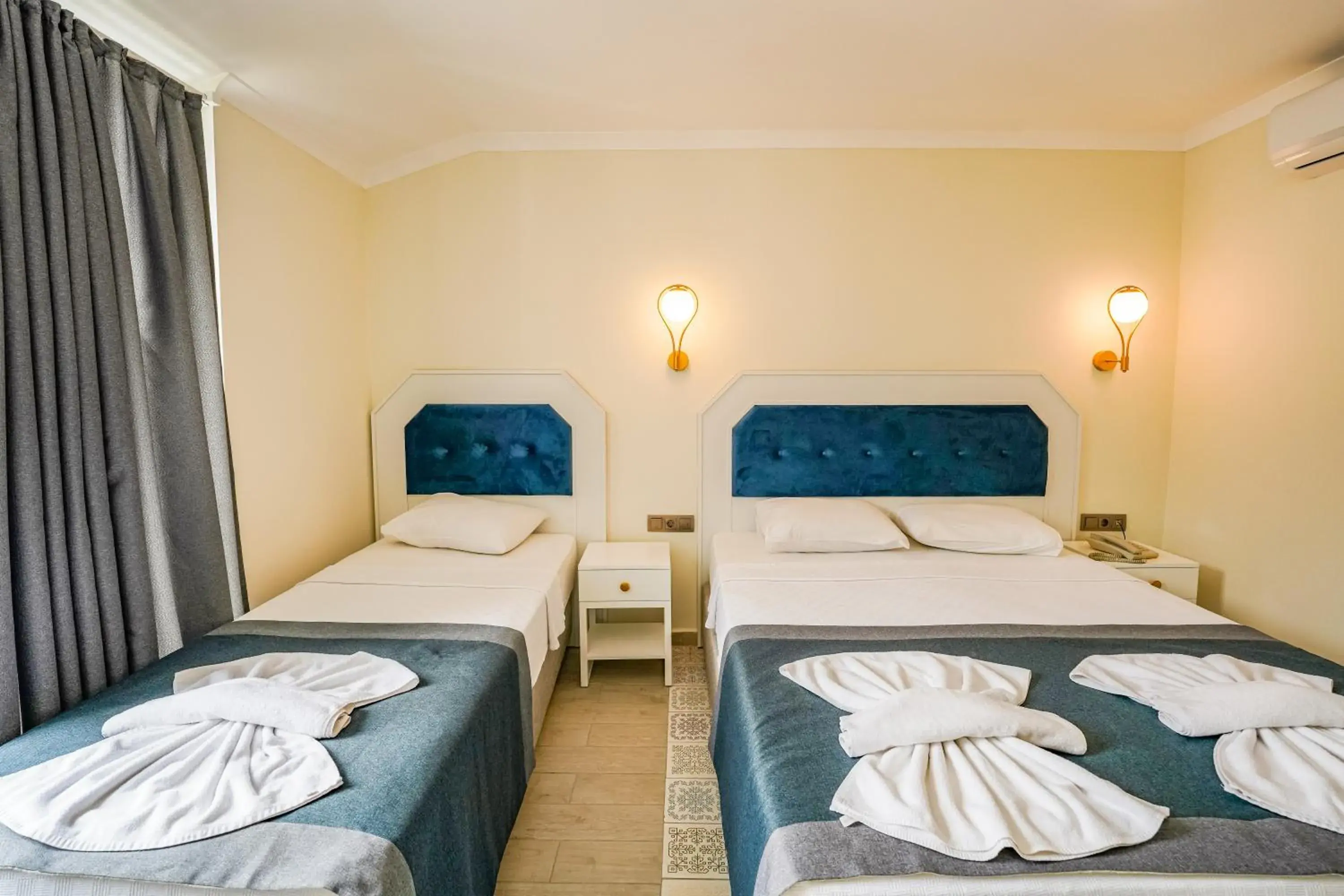 Bed in Blue Pearl Hotel Bed in Blue Pearl Hotel