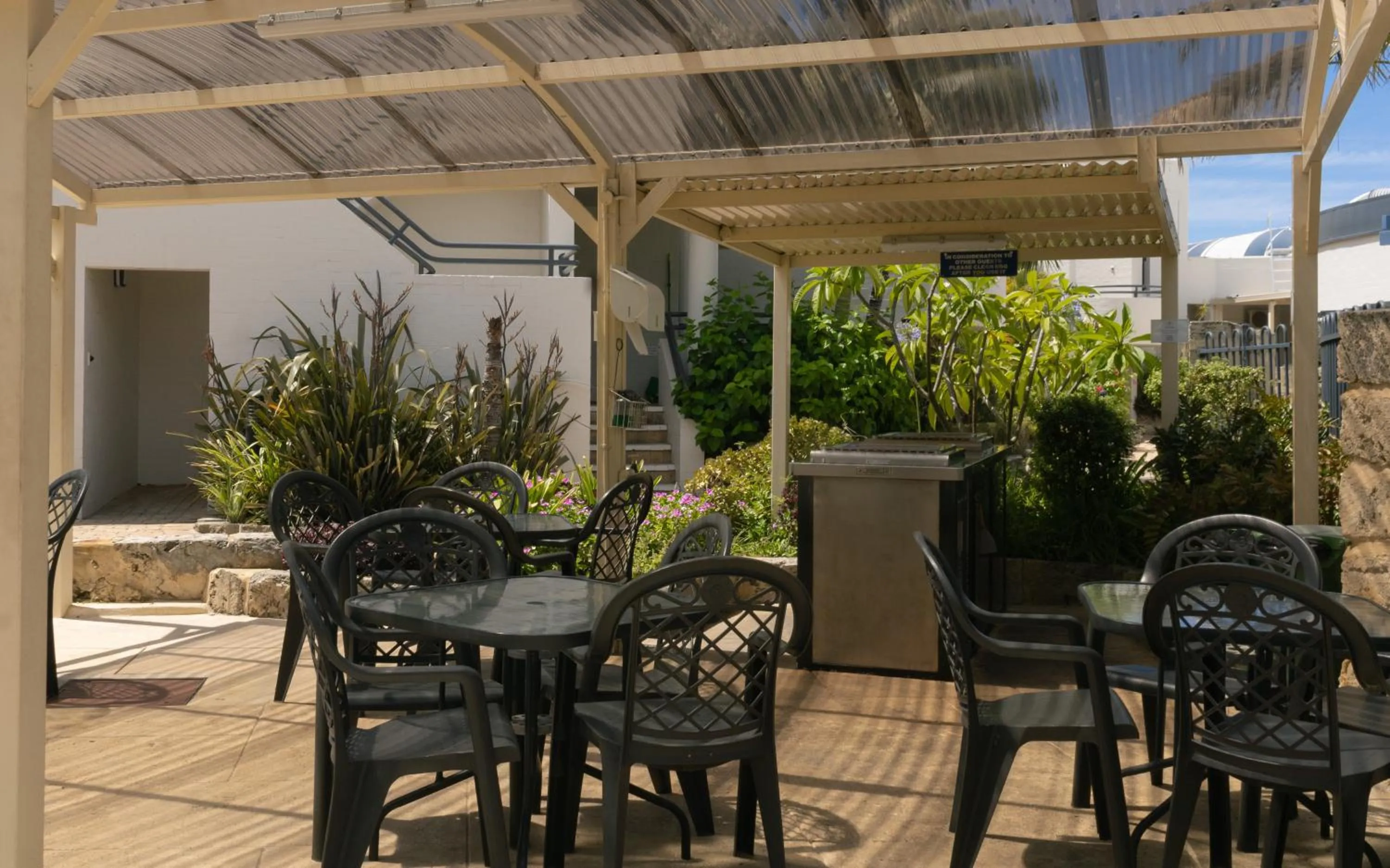 BBQ facilities in Silver Sands Resort Mandurah