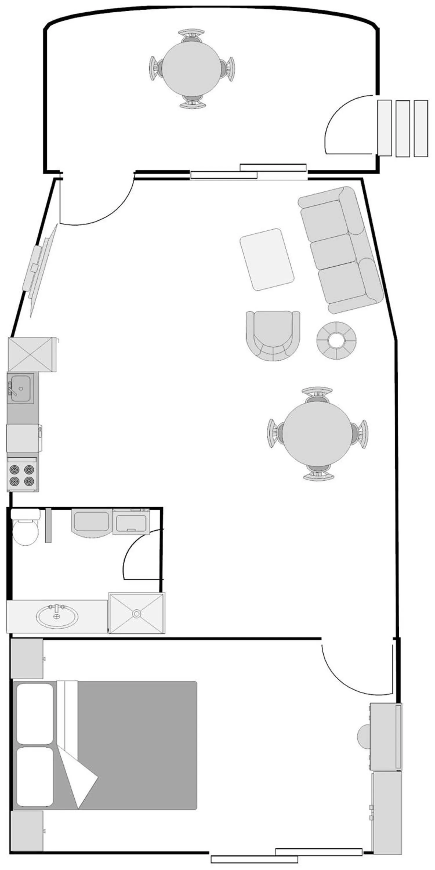 Floor plan in Silver Sands Resort Mandurah