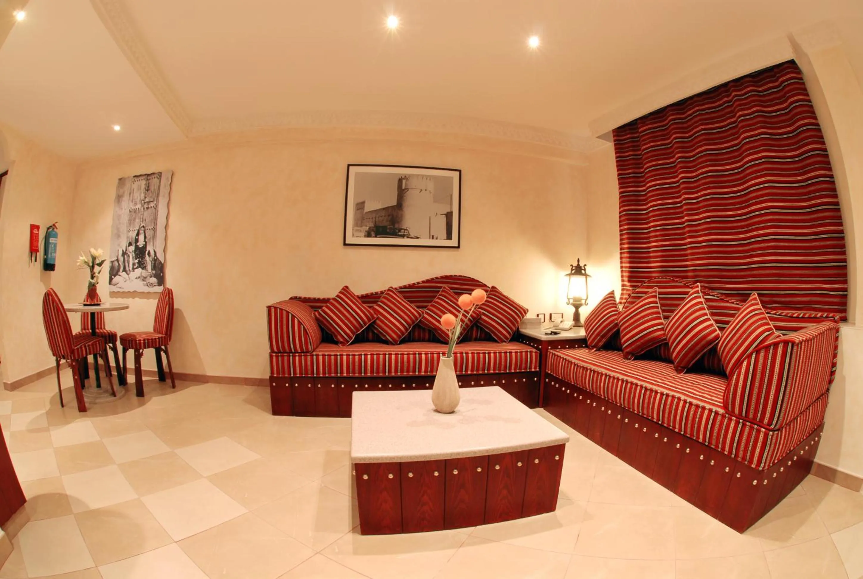 Living room in Al Liwan Suites