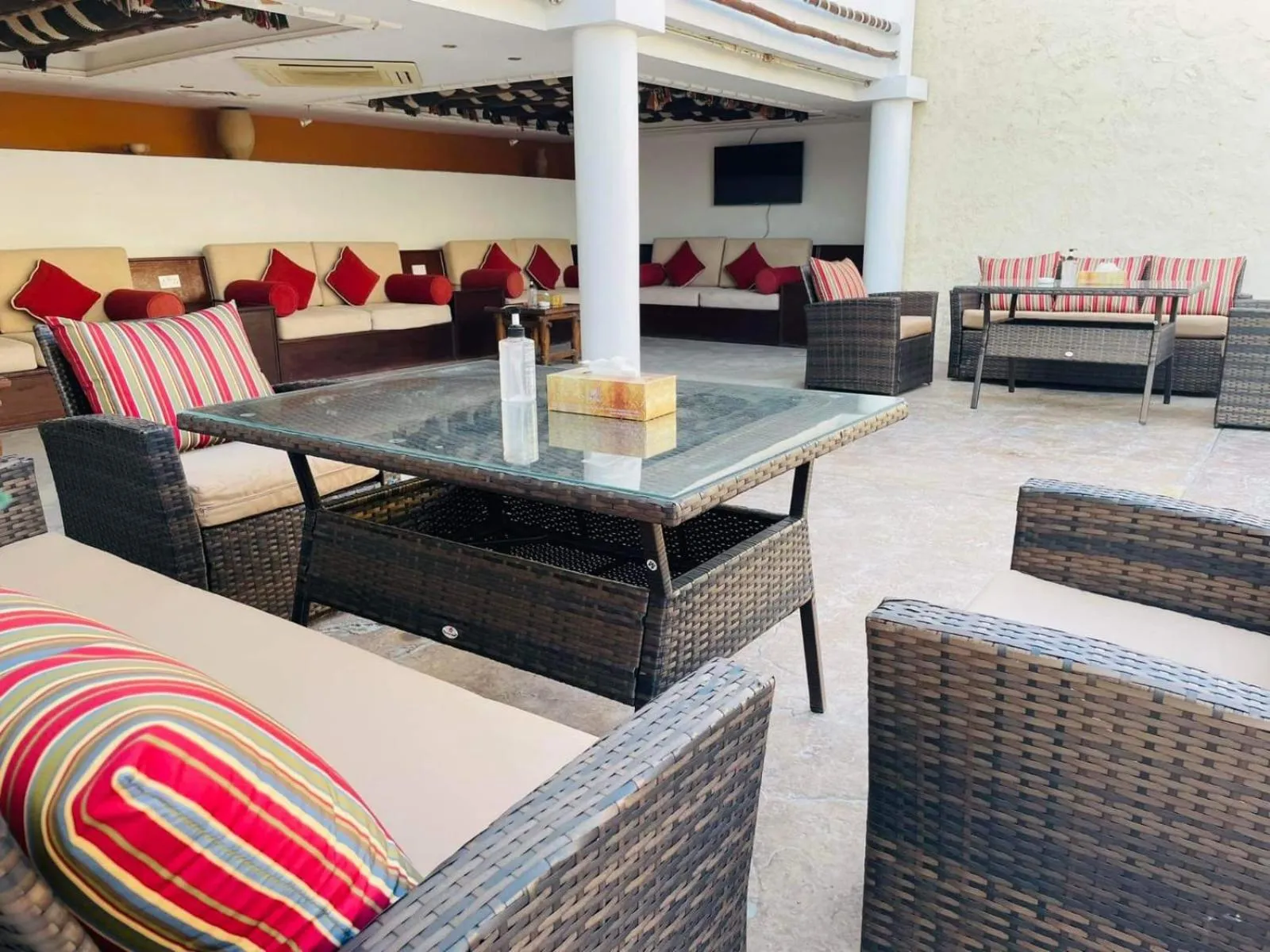 Patio in Al Liwan Suites
