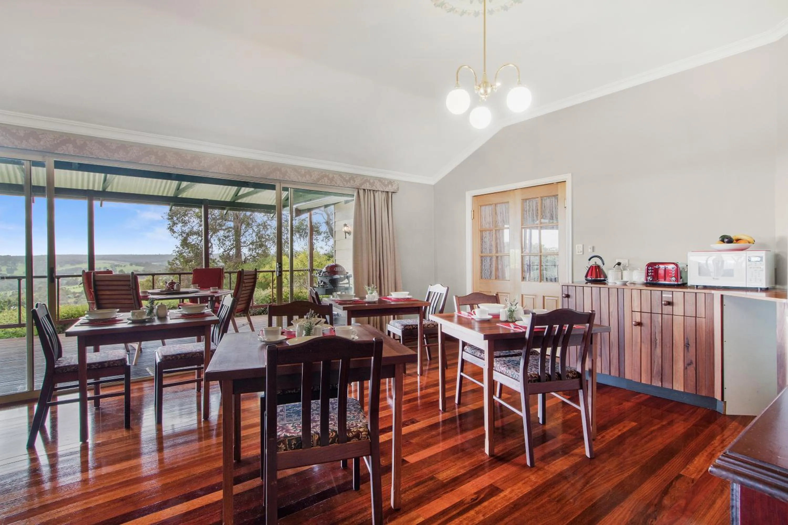 Dining area in Shambhala Guesthouse