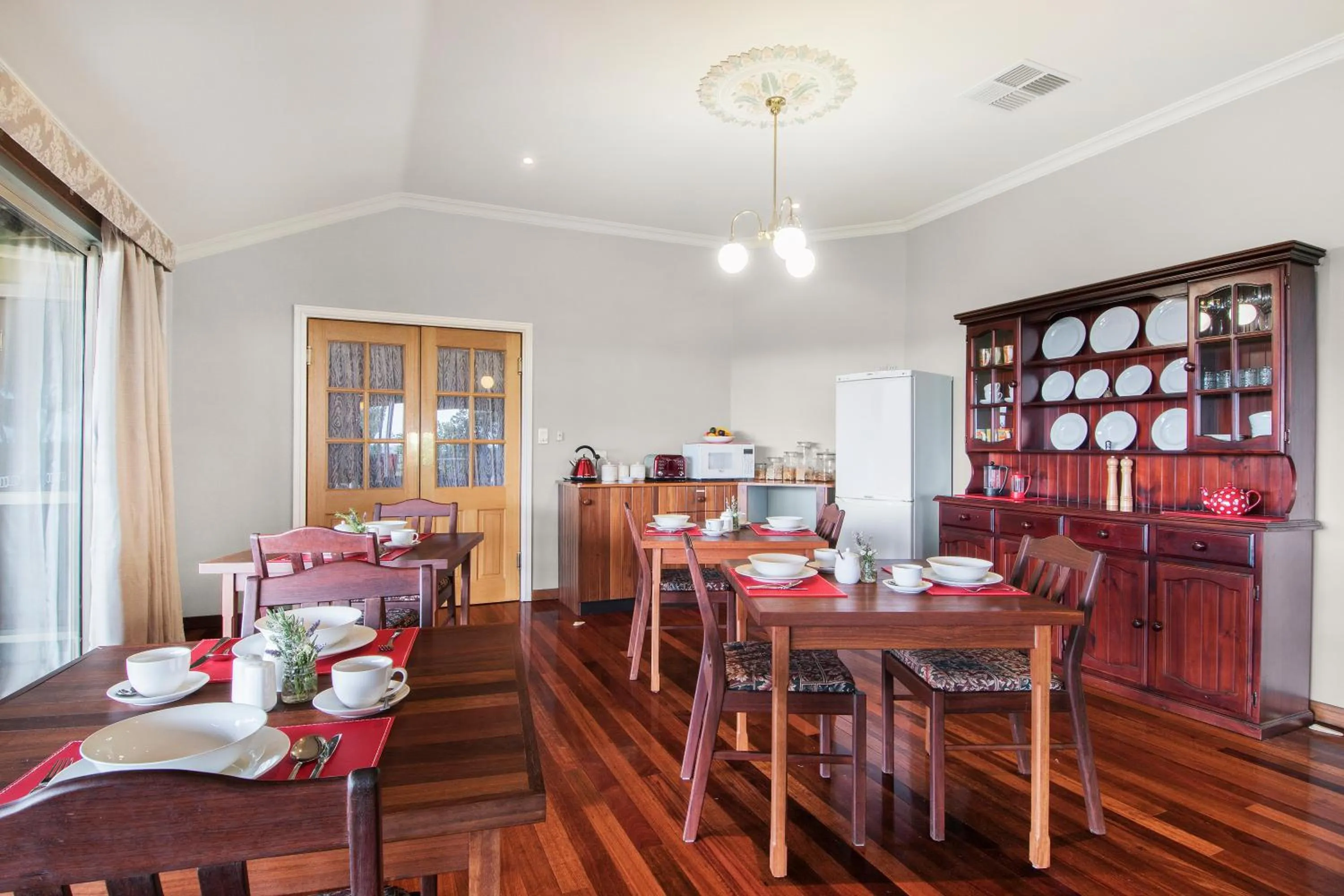 Dining area in Shambhala Guesthouse