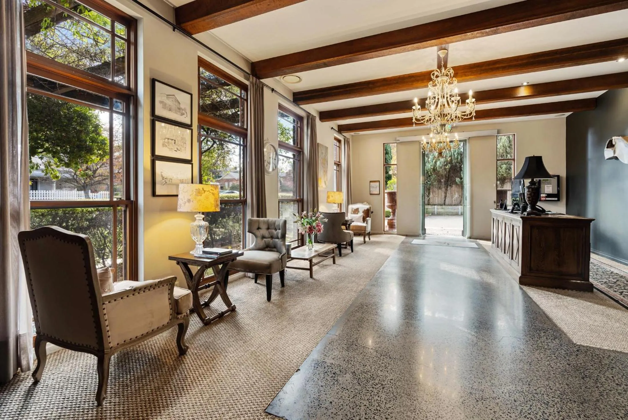 Lobby or reception in de Russie Boutique Hotel