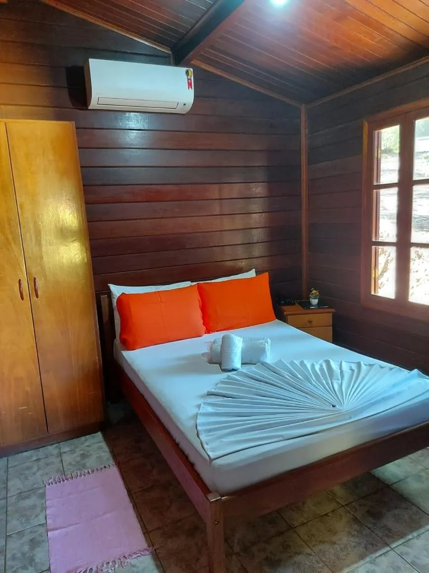 Bed in Hotel Fazenda Pintado na Brasa