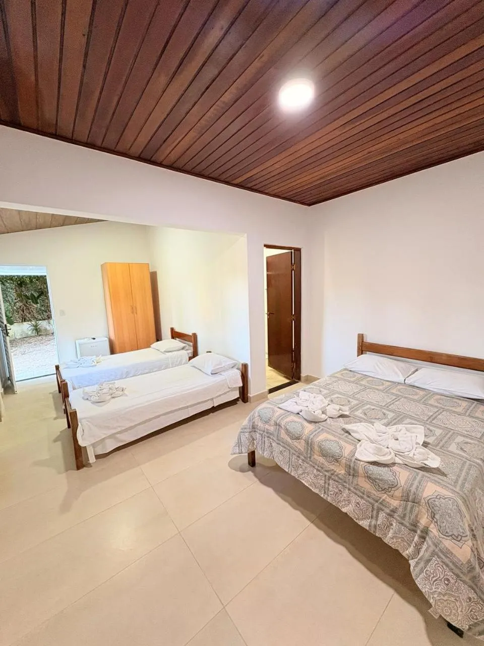 Bed in Hotel Fazenda Pintado na Brasa