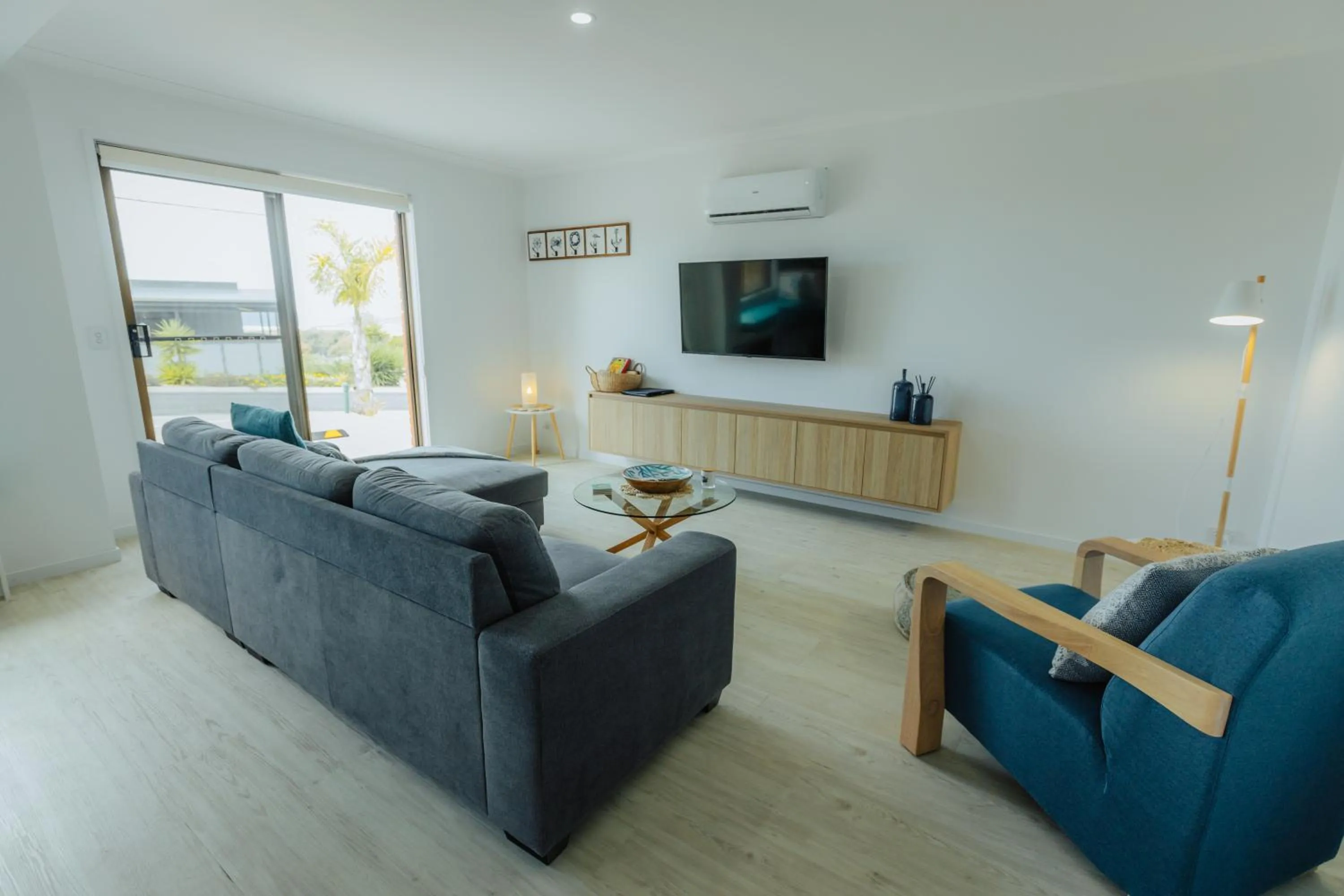 Living room in Blue Seas Holiday Villas