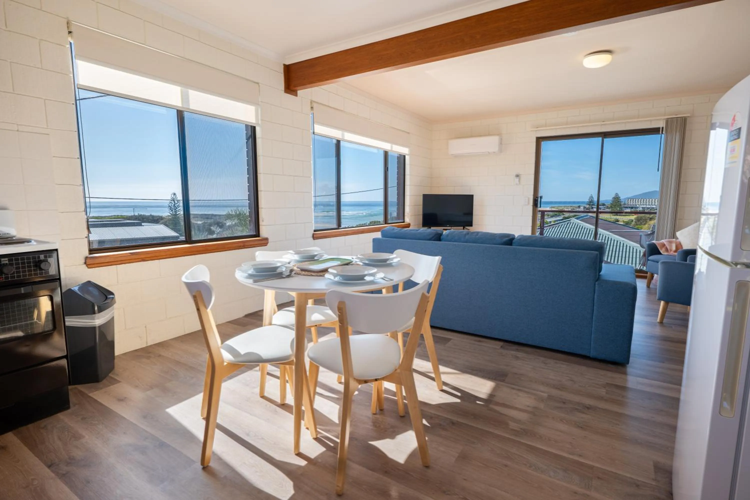 Living room in Blue Seas Holiday Villas