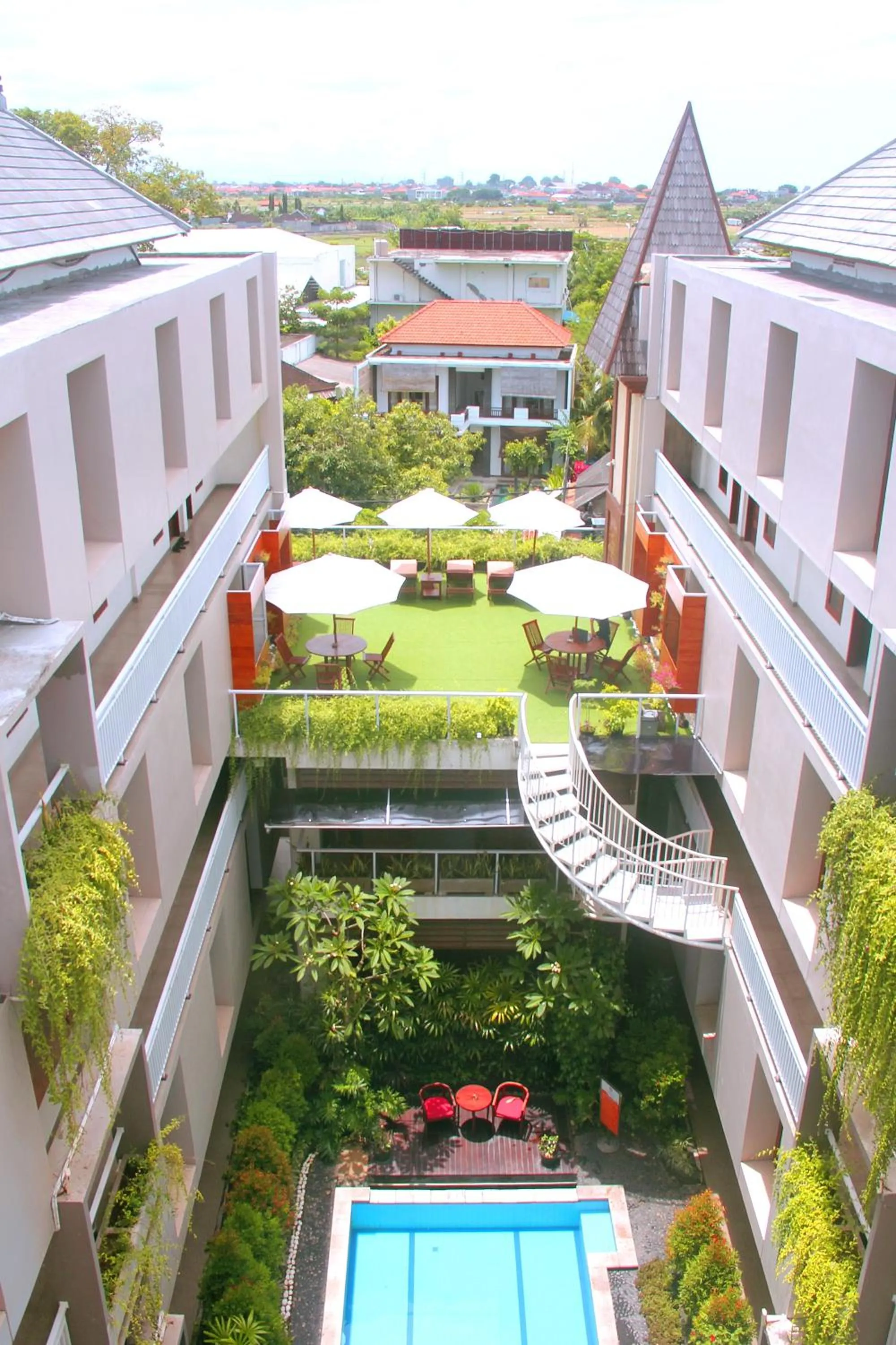 Bird's eye view in The Legian Sunset Residence
