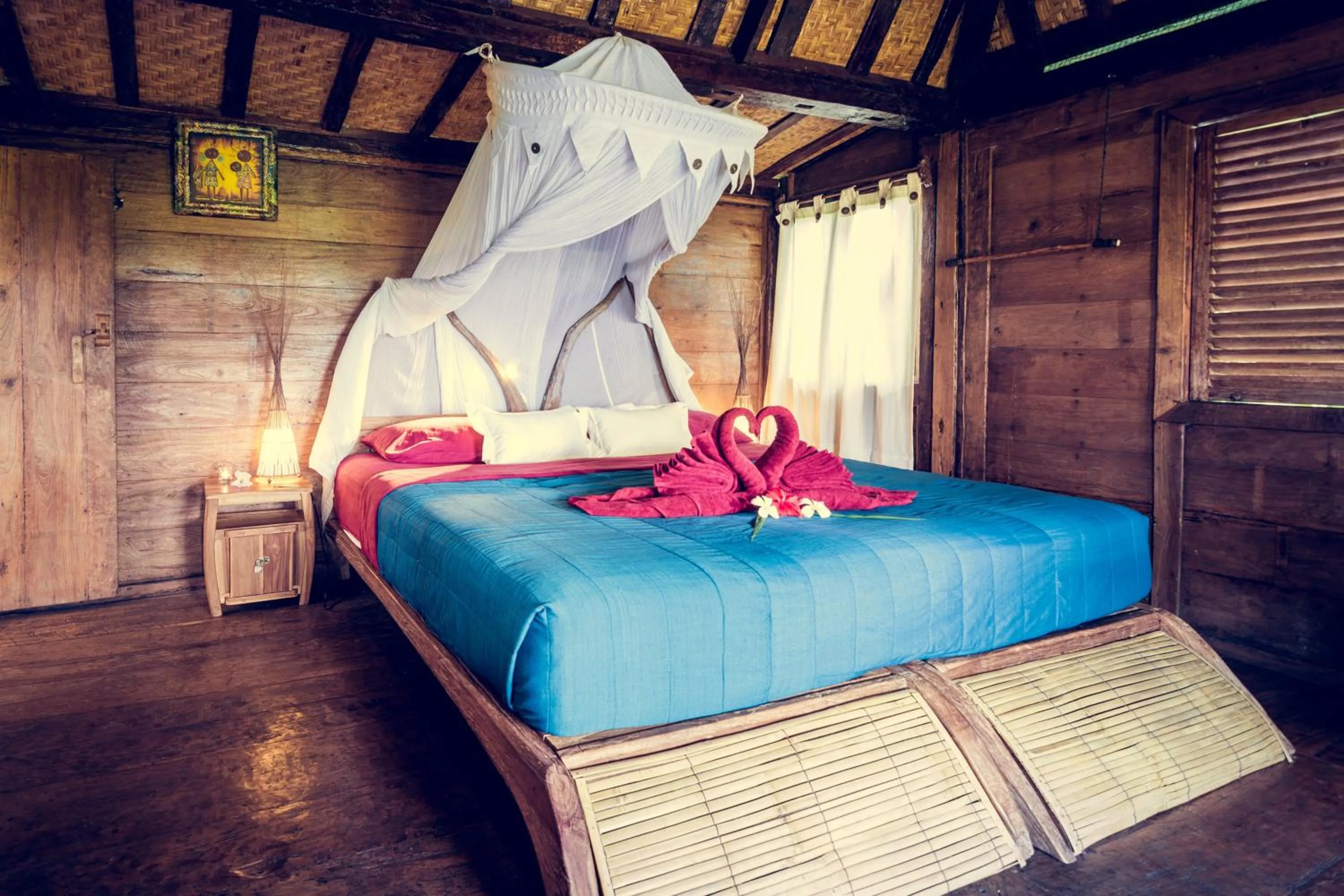 Living room, Bed in Dragonfly Village