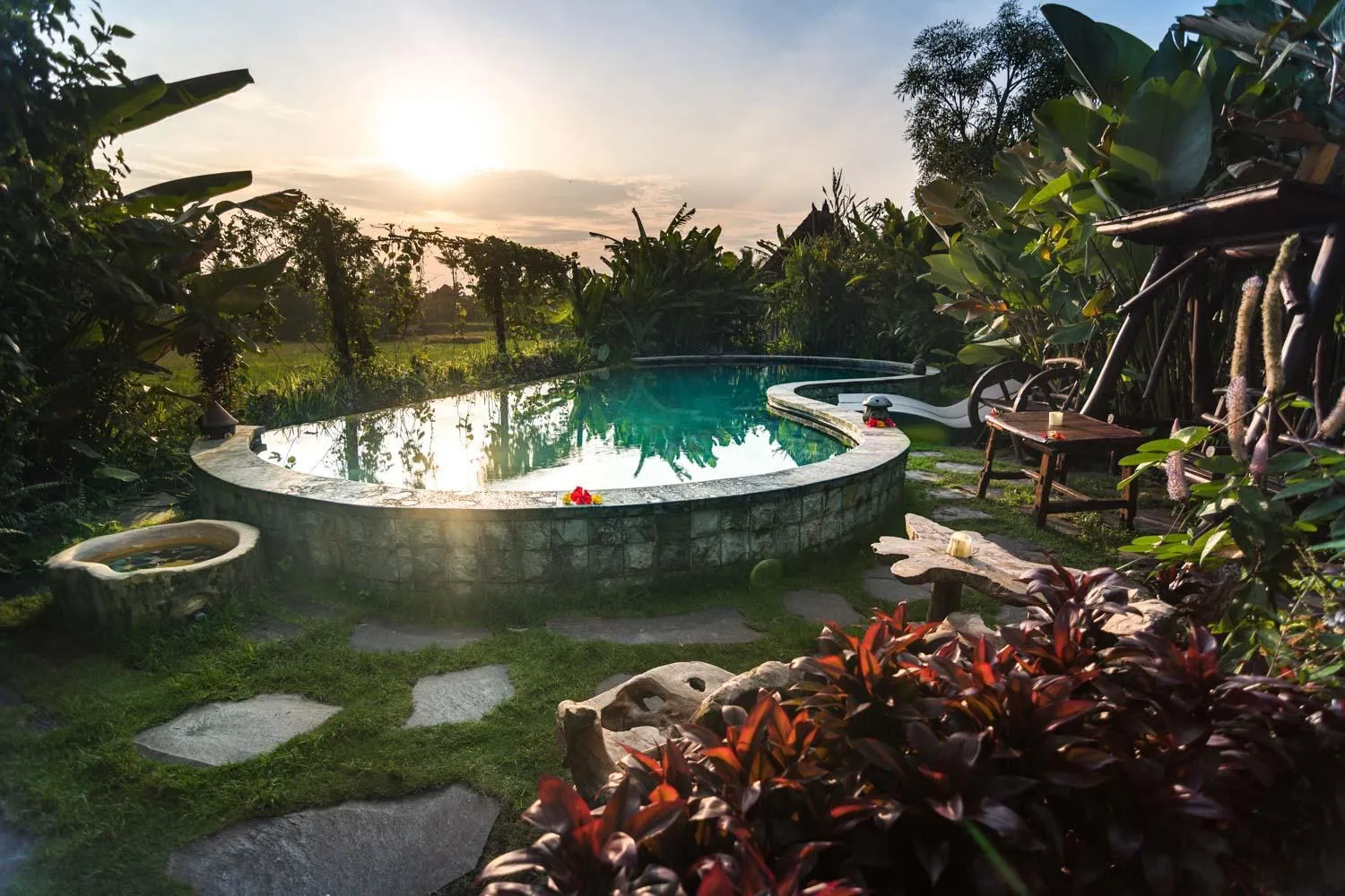Swimming pool in Dragonfly Village