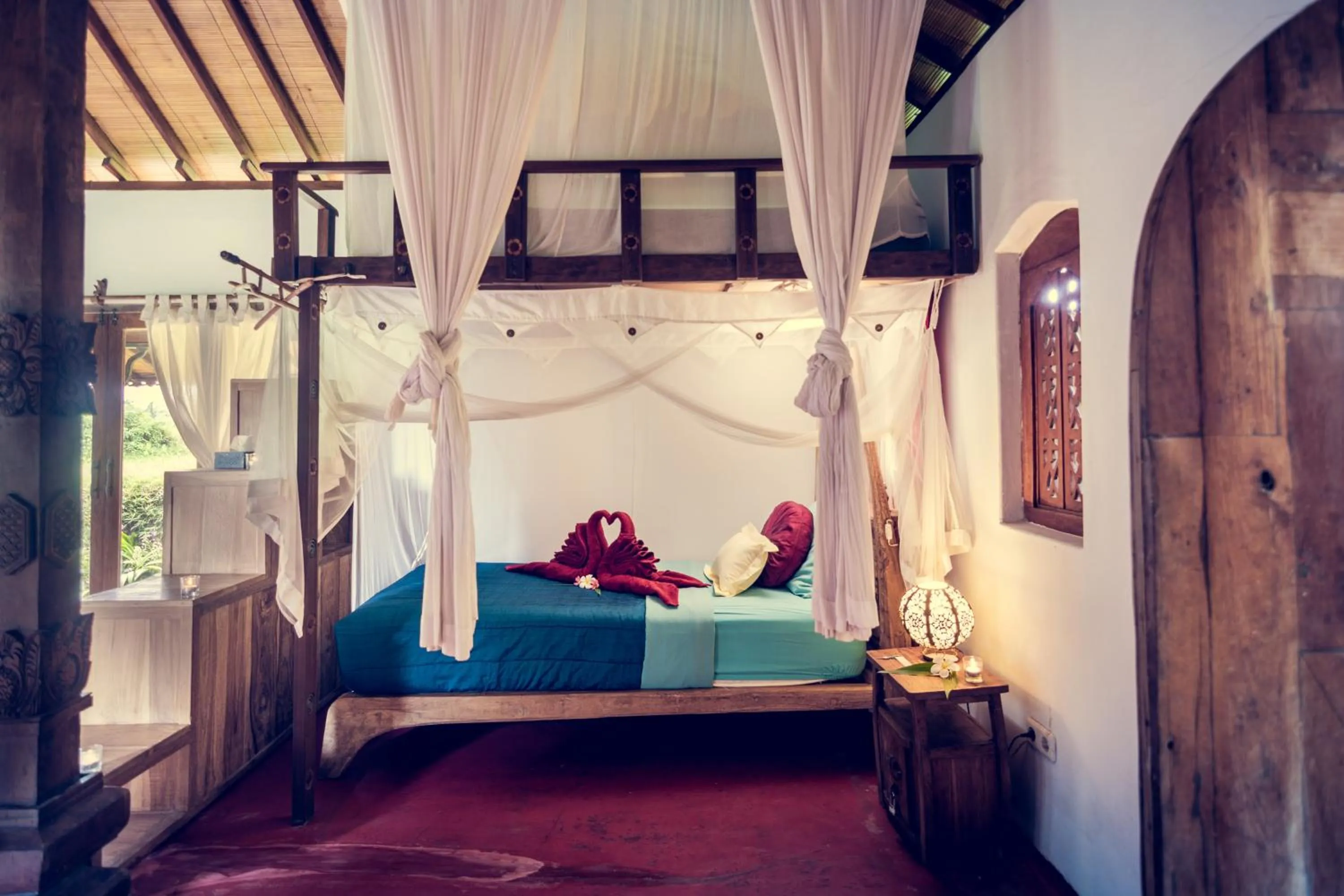 Bedroom, Bed in Dragonfly Village