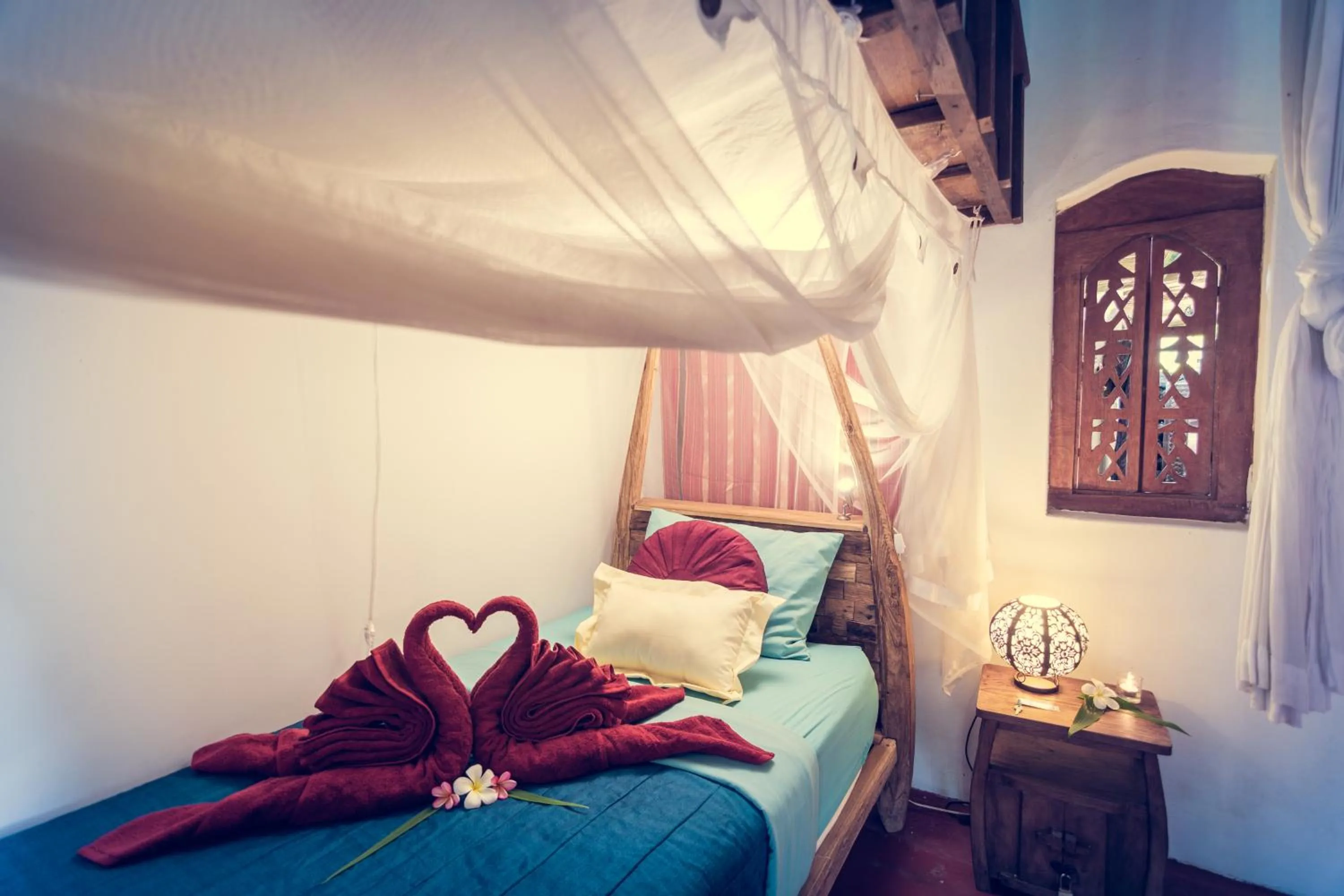 Bedroom, Bed in Dragonfly Village