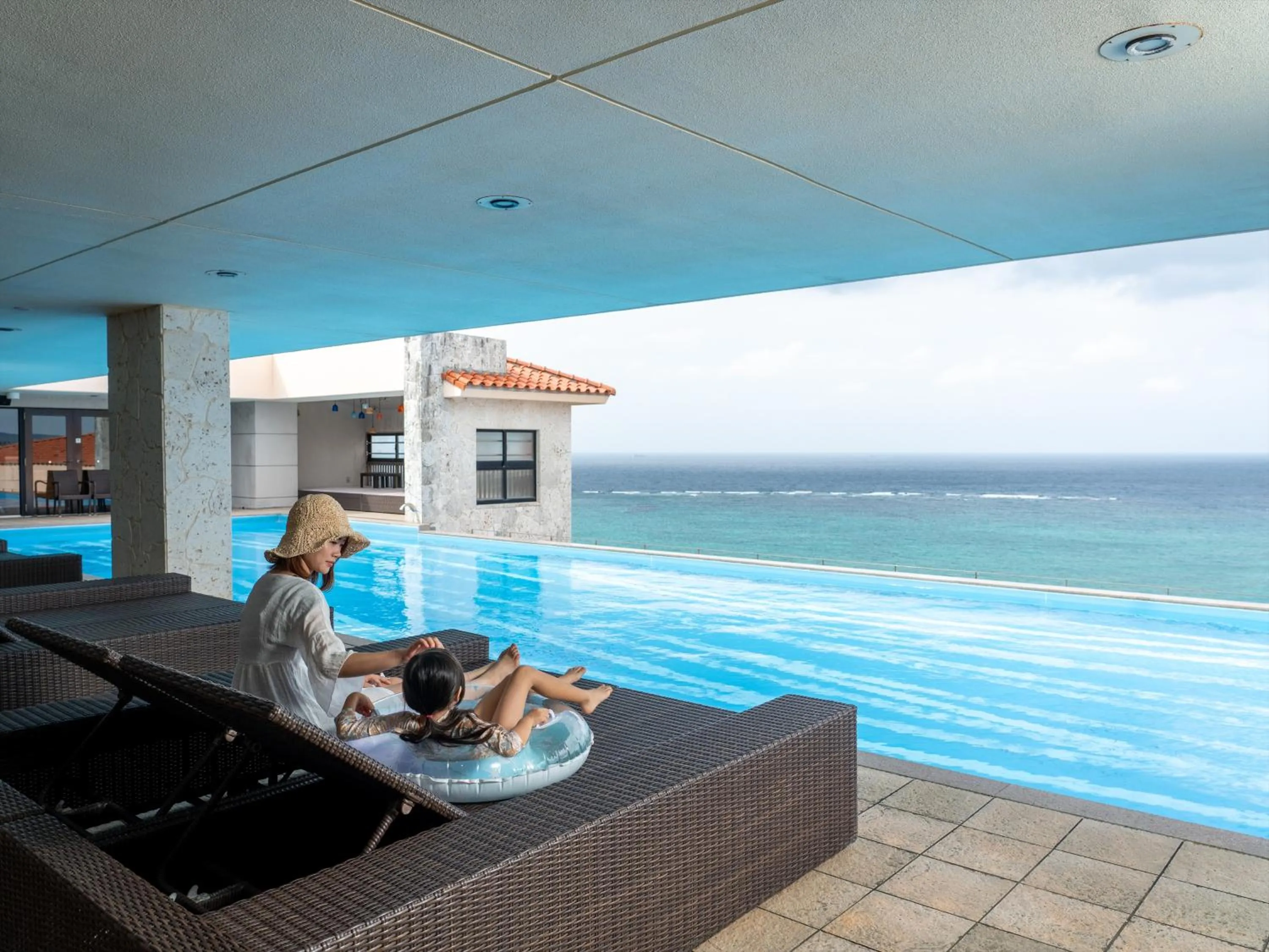 Swimming pool in Kafuu Resort Fuchaku Condo Hotel