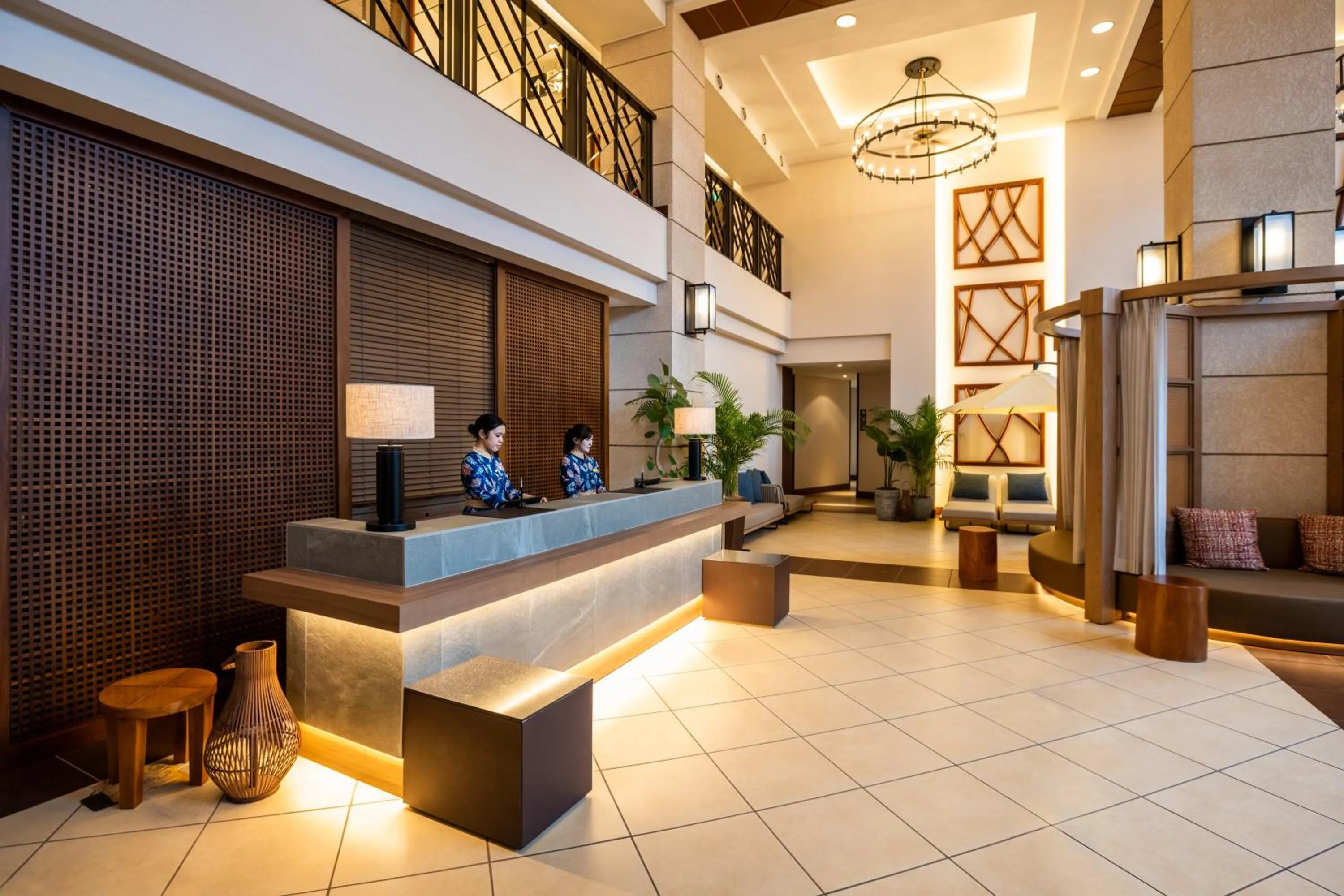 Lobby or reception in Kafuu Resort Fuchaku Condo Hotel