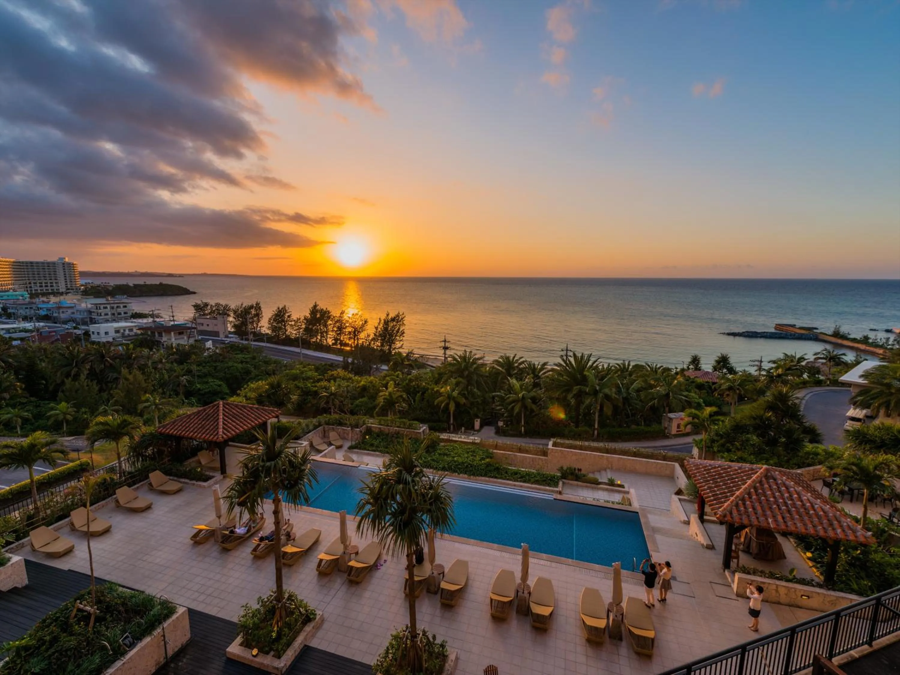 Swimming pool in Kafuu Resort Fuchaku Condo Hotel