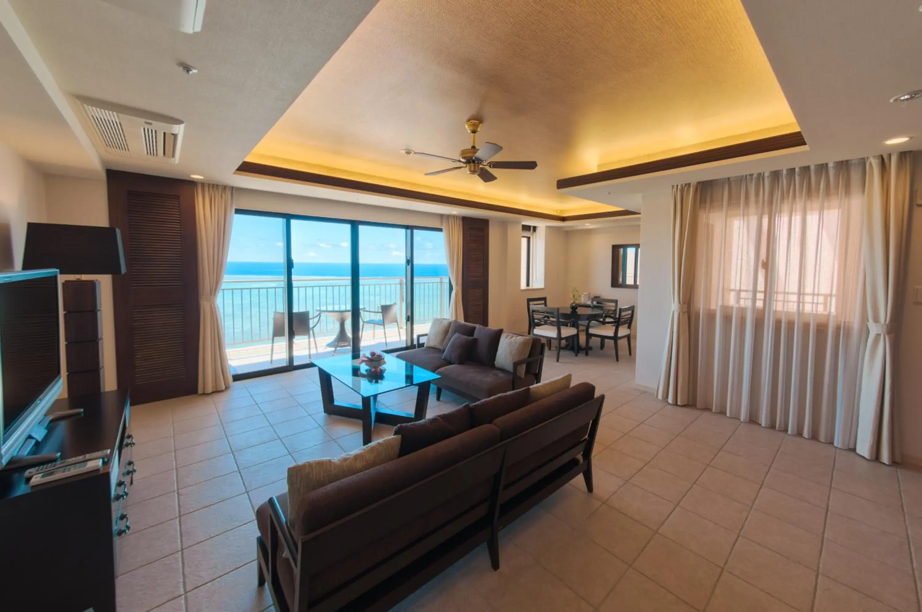 Living room in Kafuu Resort Fuchaku Condo Hotel Living room in Kafuu Resort Fuchaku Condo Hotel