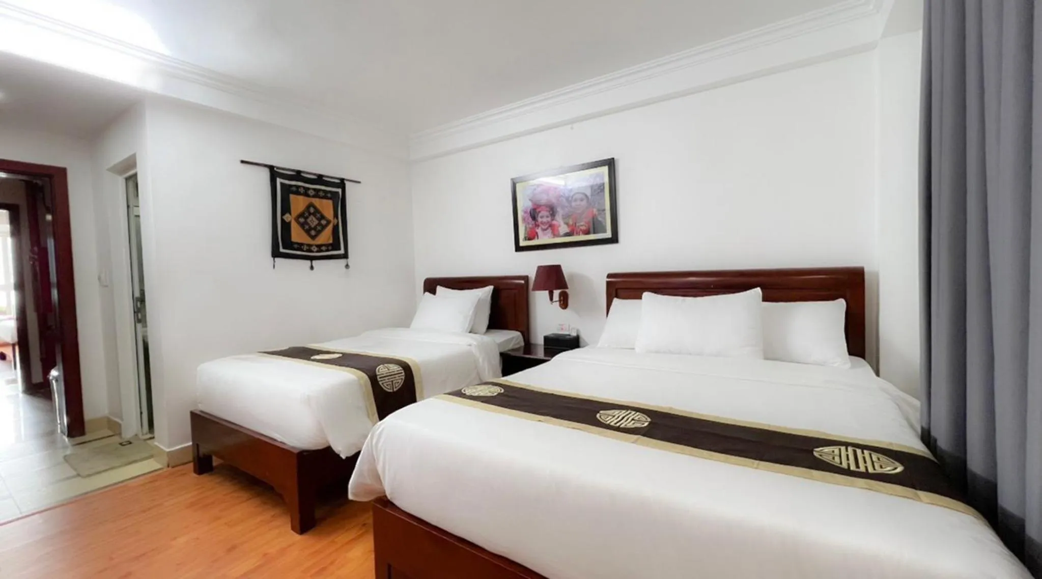 Bed in Sapa Lake View Hotel