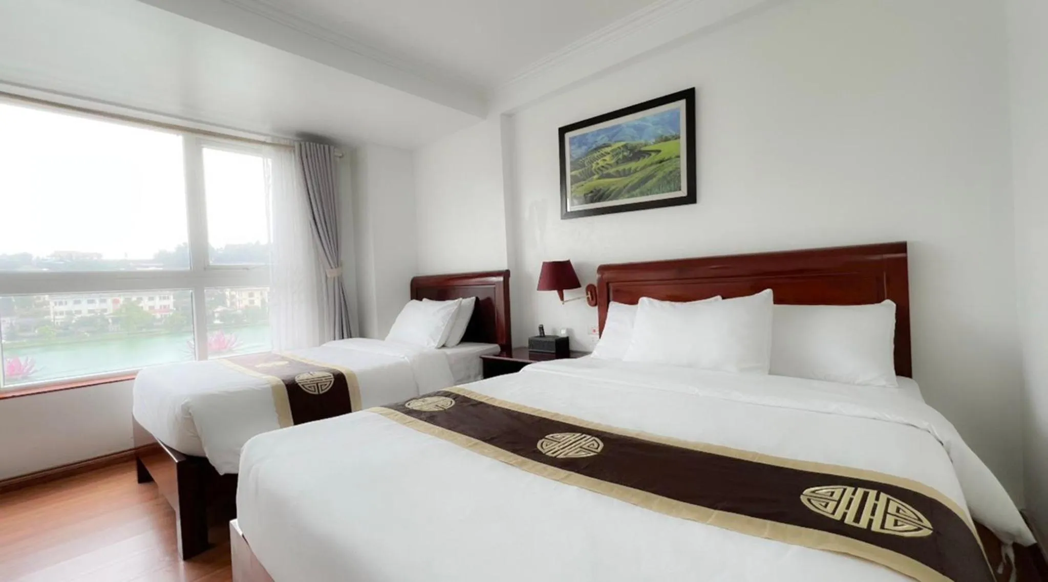 Bed in Sapa Lake View Hotel