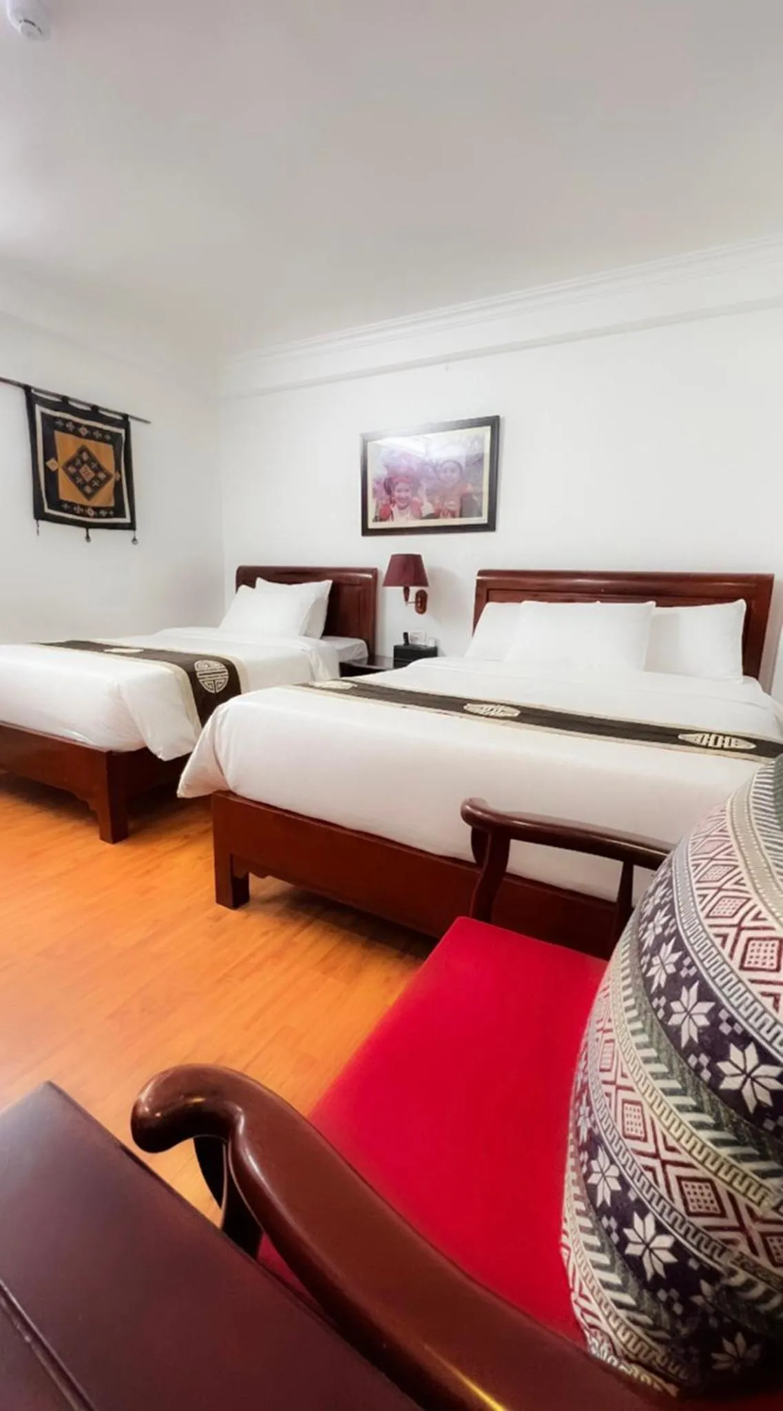 Bed in Sapa Lake View Hotel