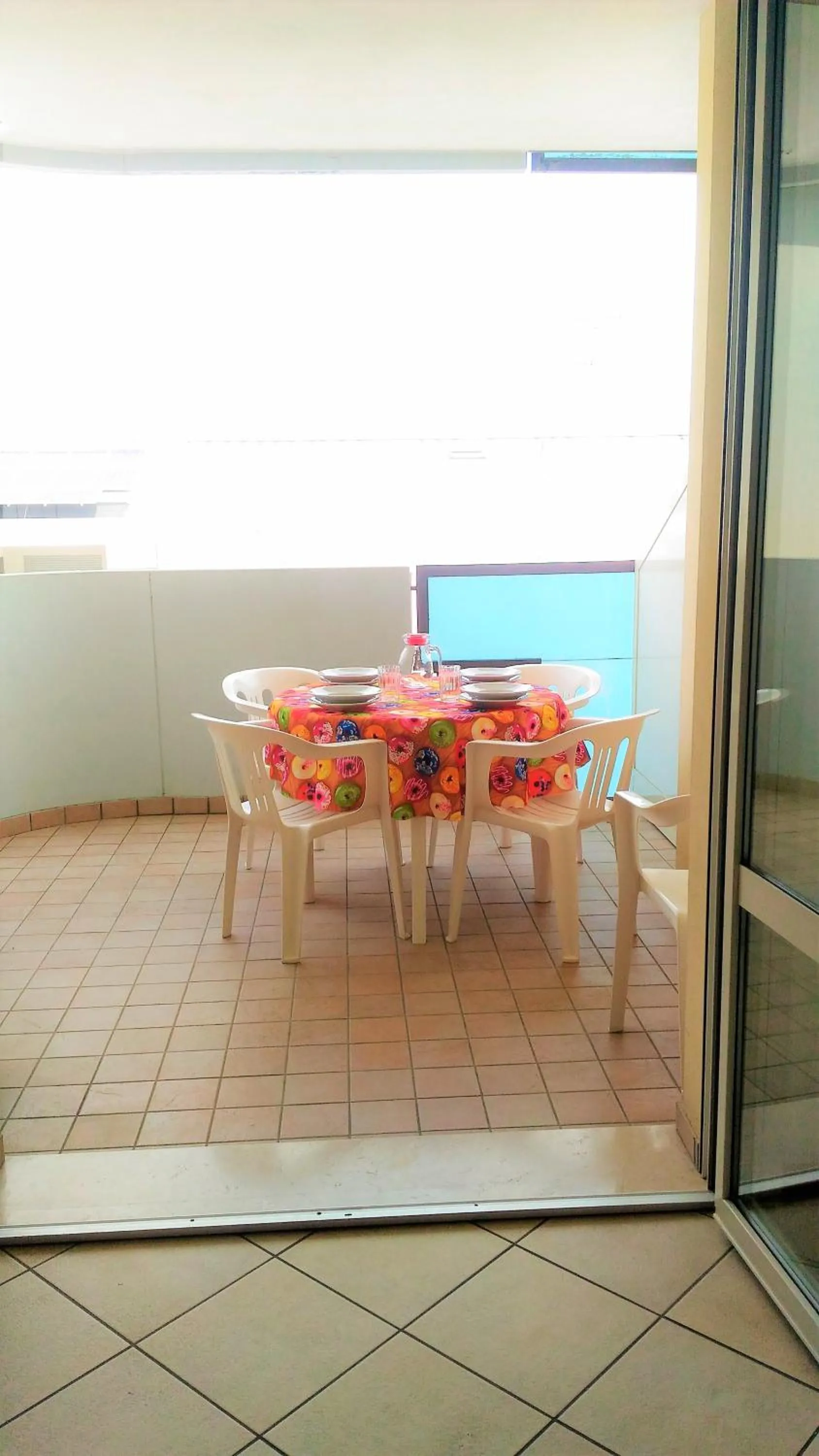 Balcony/Terrace in Green Holiday Wohnung mit Schwimmbad