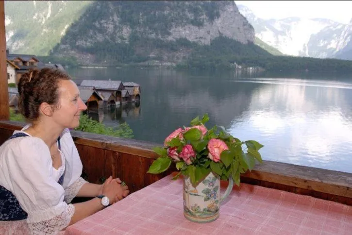 Balcony/Terrace in Bräugasthof Hallstatt