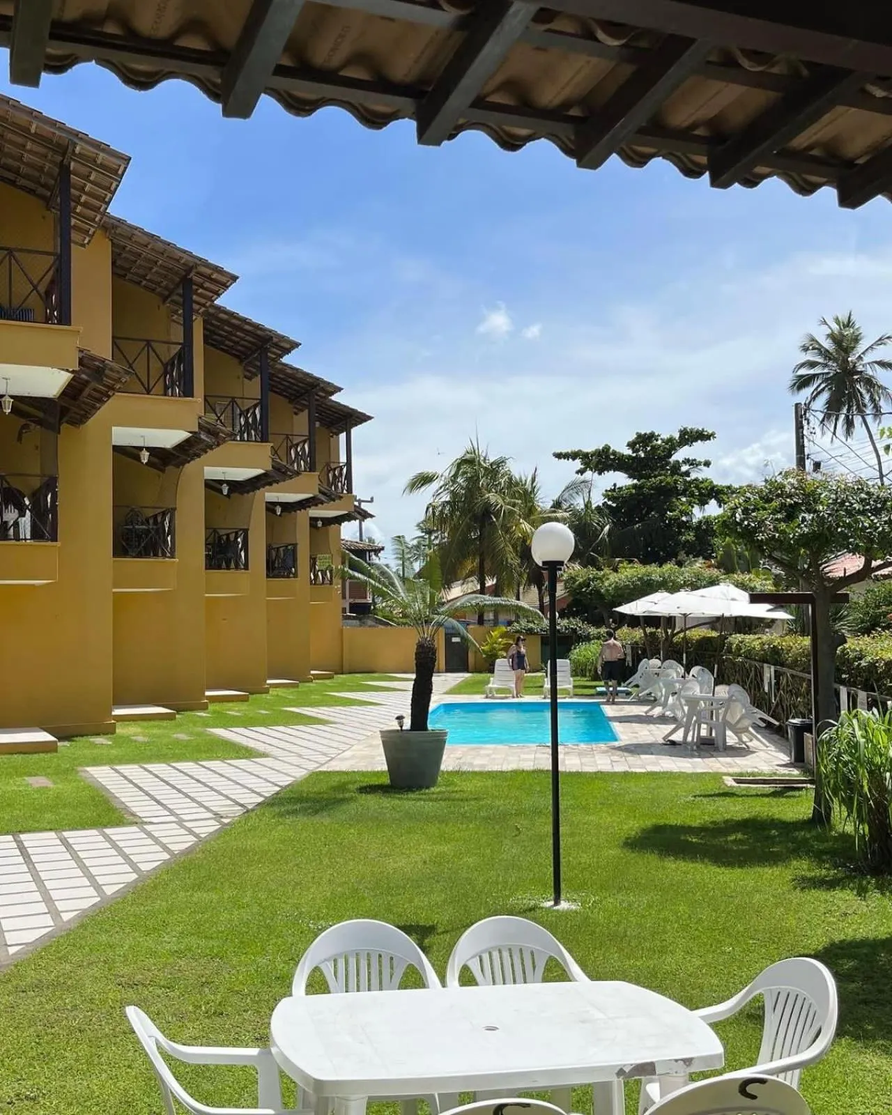 Garden view in Merepe Residence