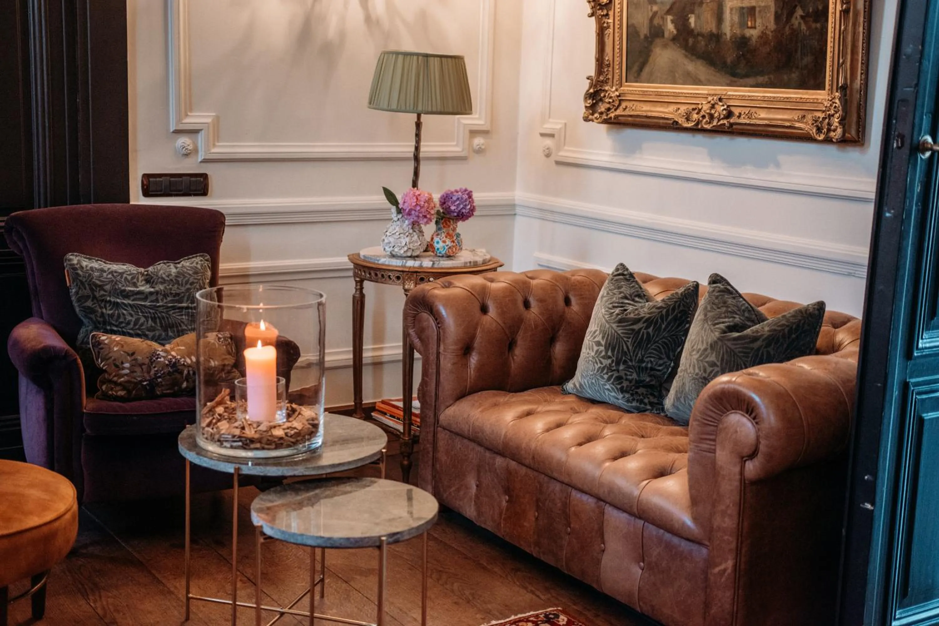 Lounge or bar in B&B Maison Mairie Hasselt