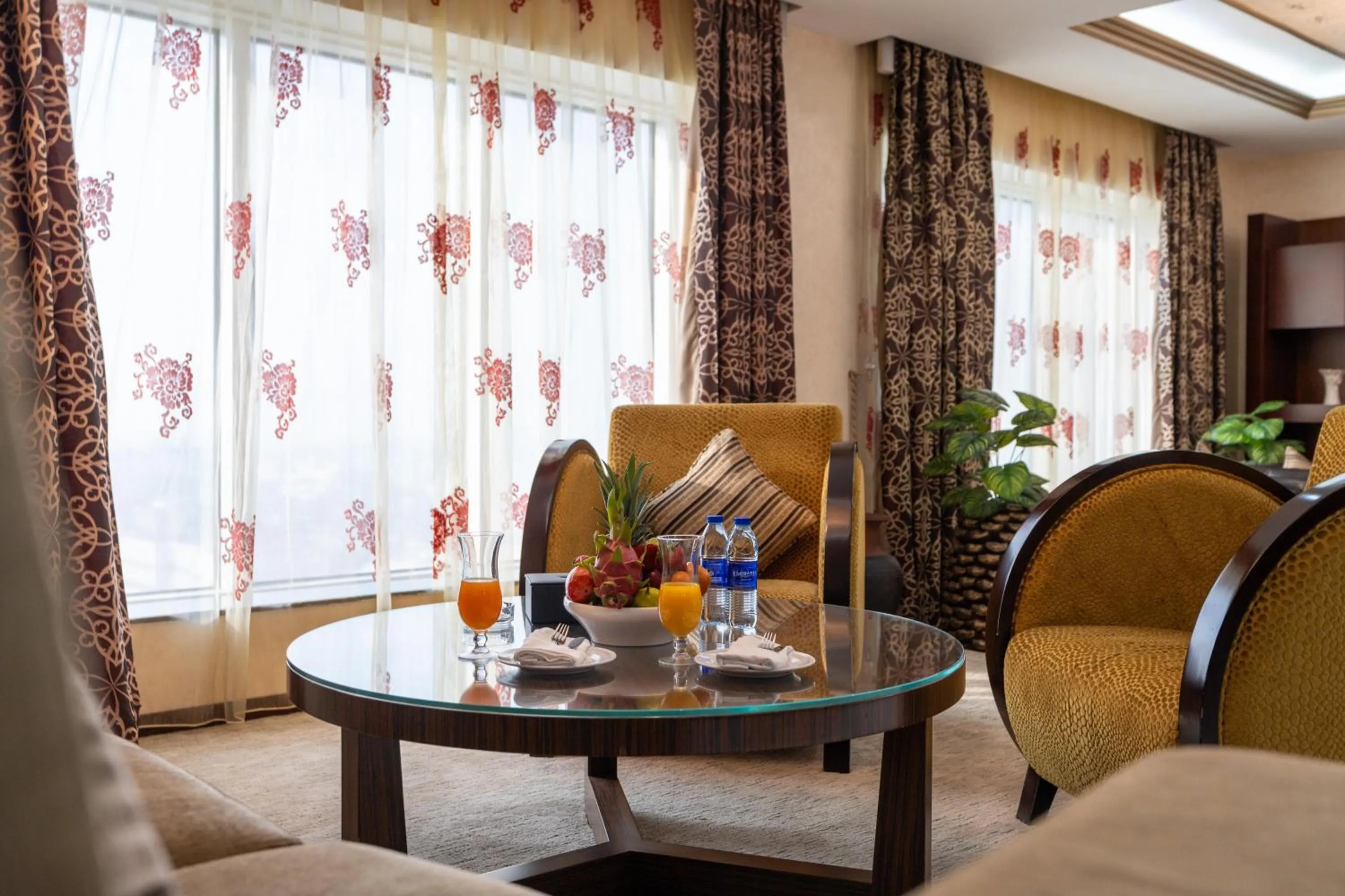 Seating area in Samaya Hotel Deira