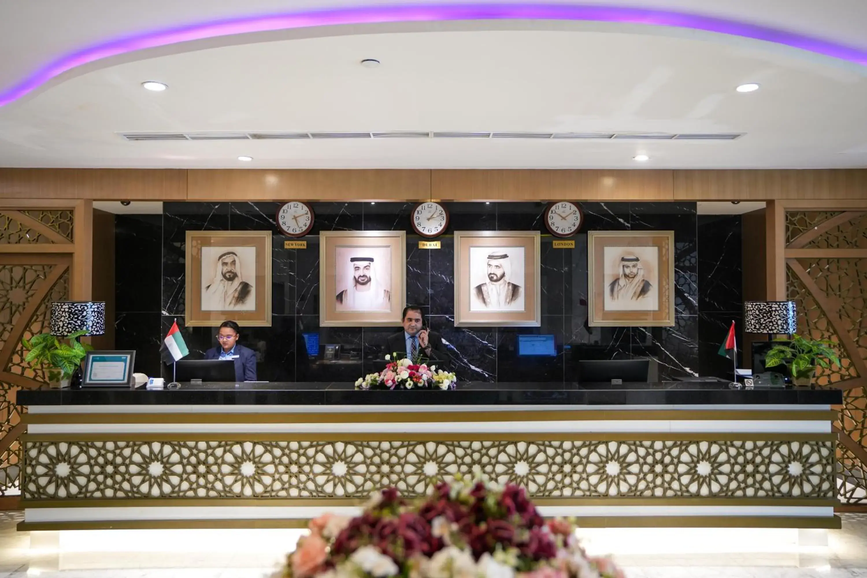 Lobby or reception in Samaya Hotel Deira Lobby or reception in Samaya Hotel Deira