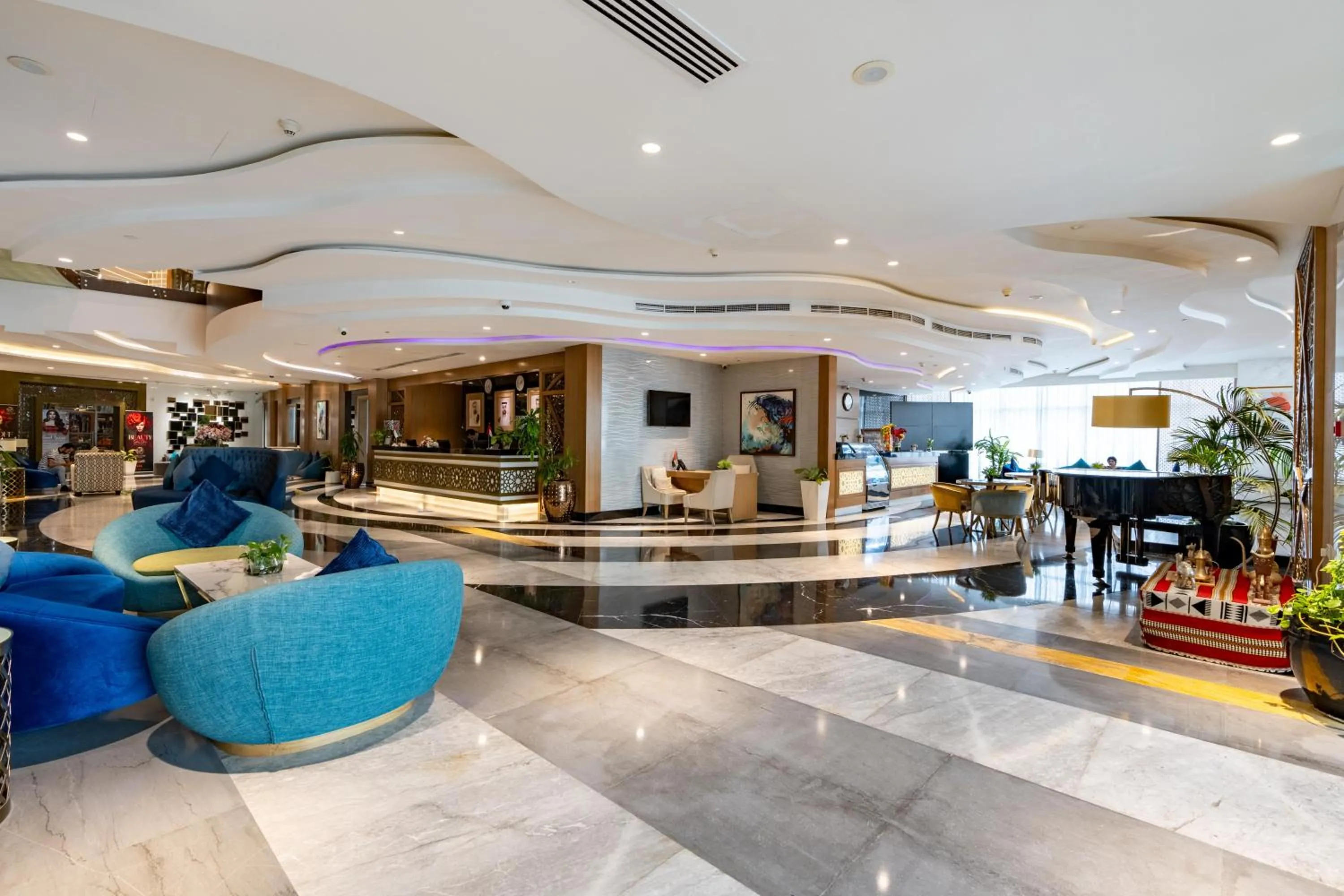 Lobby or reception in Samaya Hotel Deira