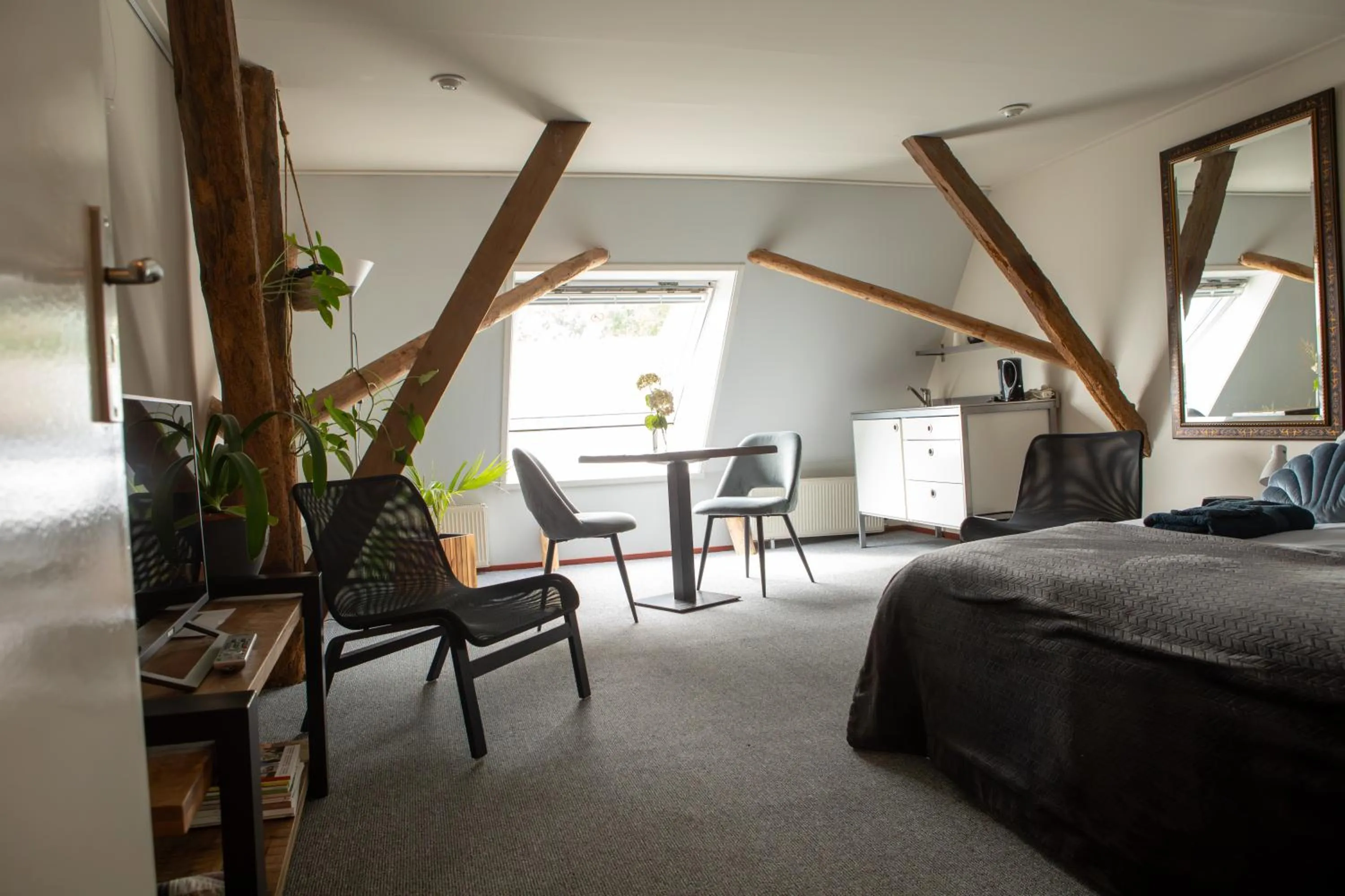 Seating area, Bed in Bed and Breakfast Lauwersstate