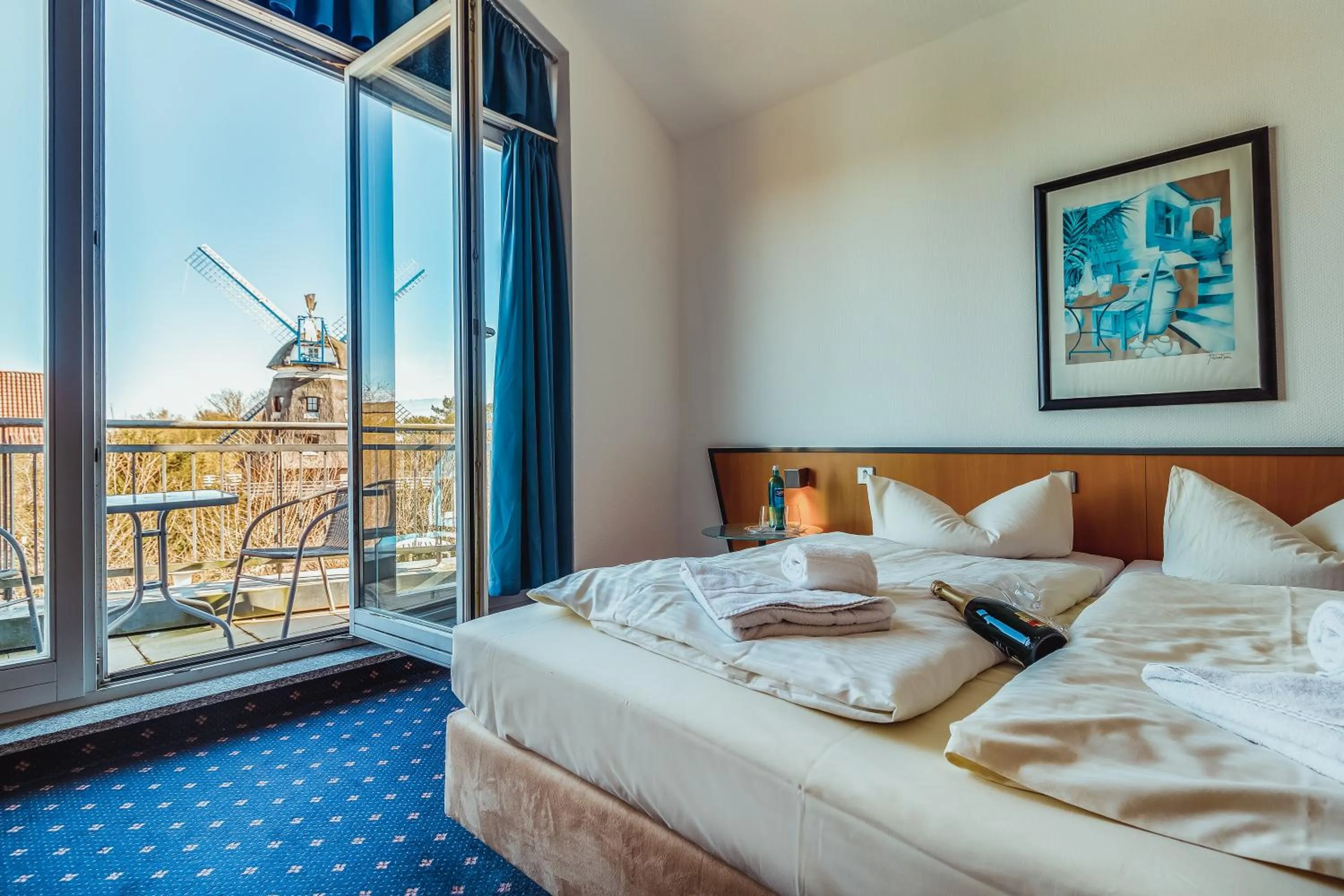 Bed in Landhotel Lewitz Mühle