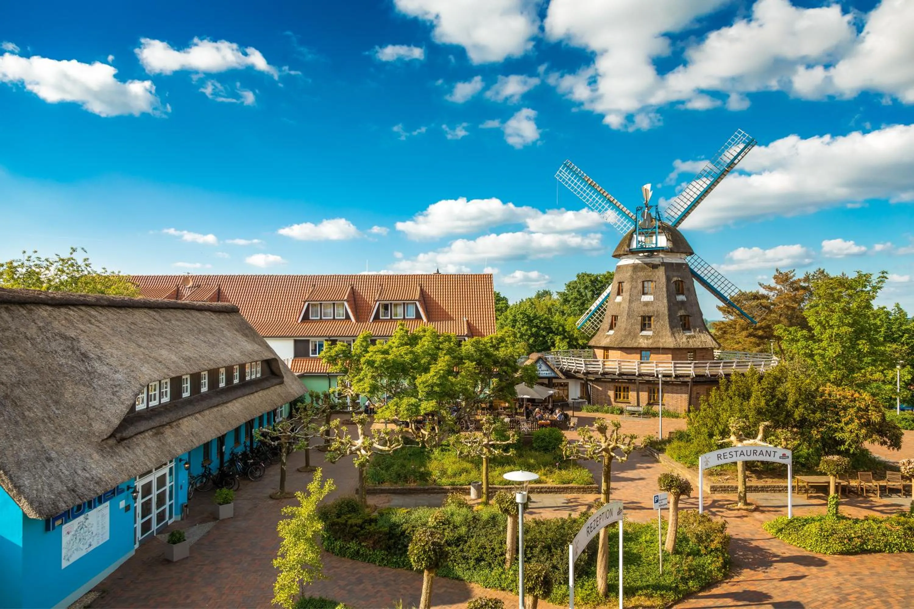 Bird's eye view in Landhotel Lewitz Mühle